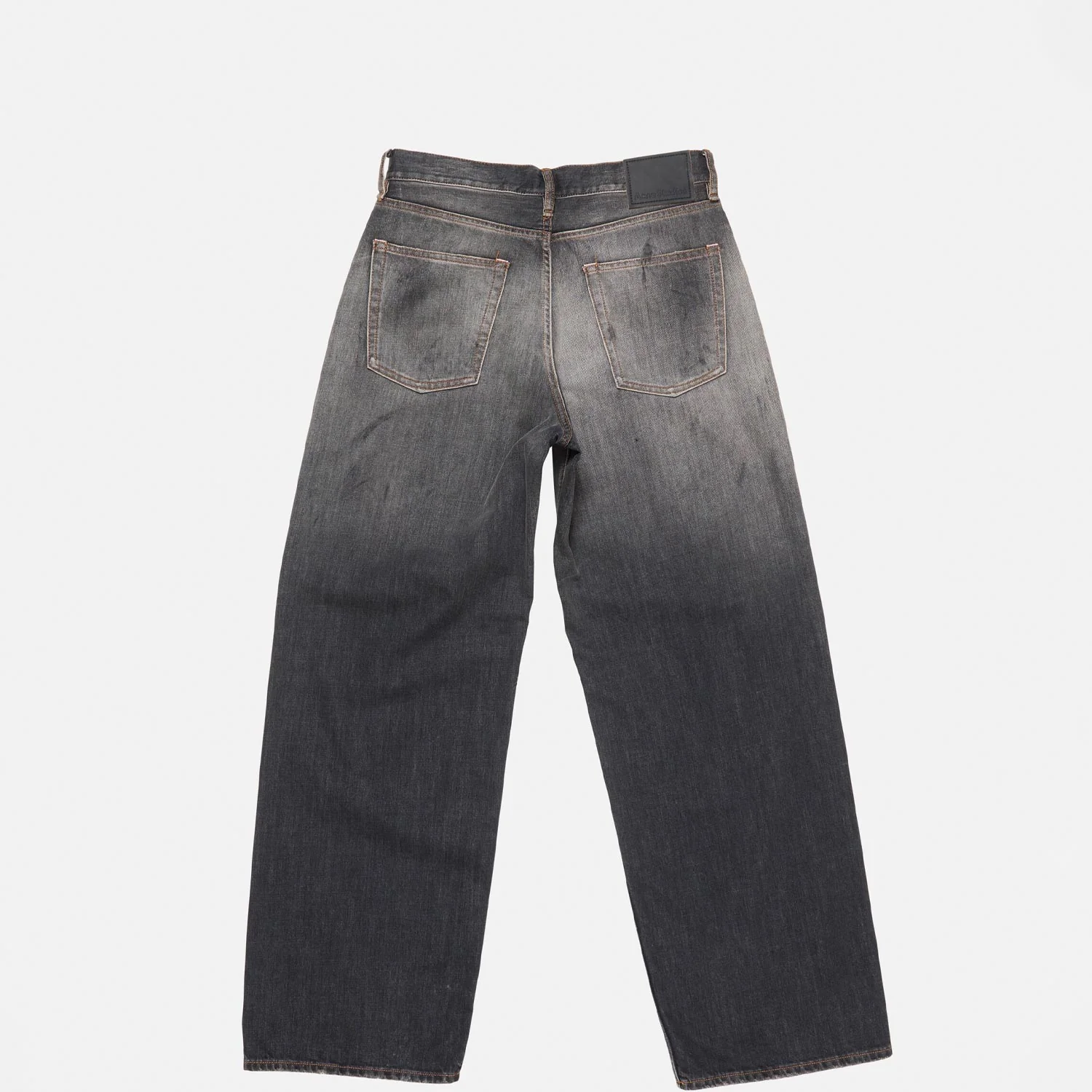 Acne Studios 1981 - LOOSE FIT JEANS, Black Trafalgar - Image 2