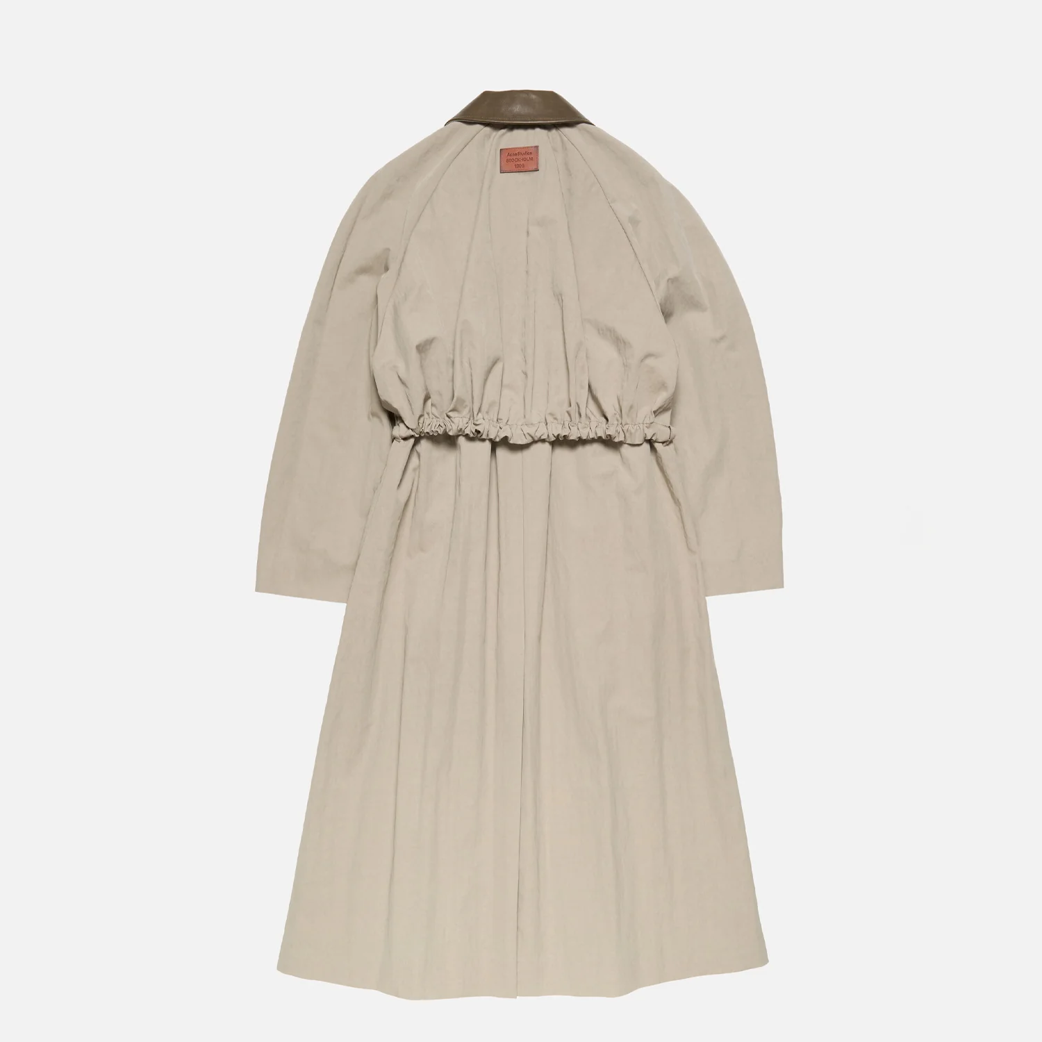 Acne Studios BELTED TRENCHCOAT, Khaki Grey - Image 2