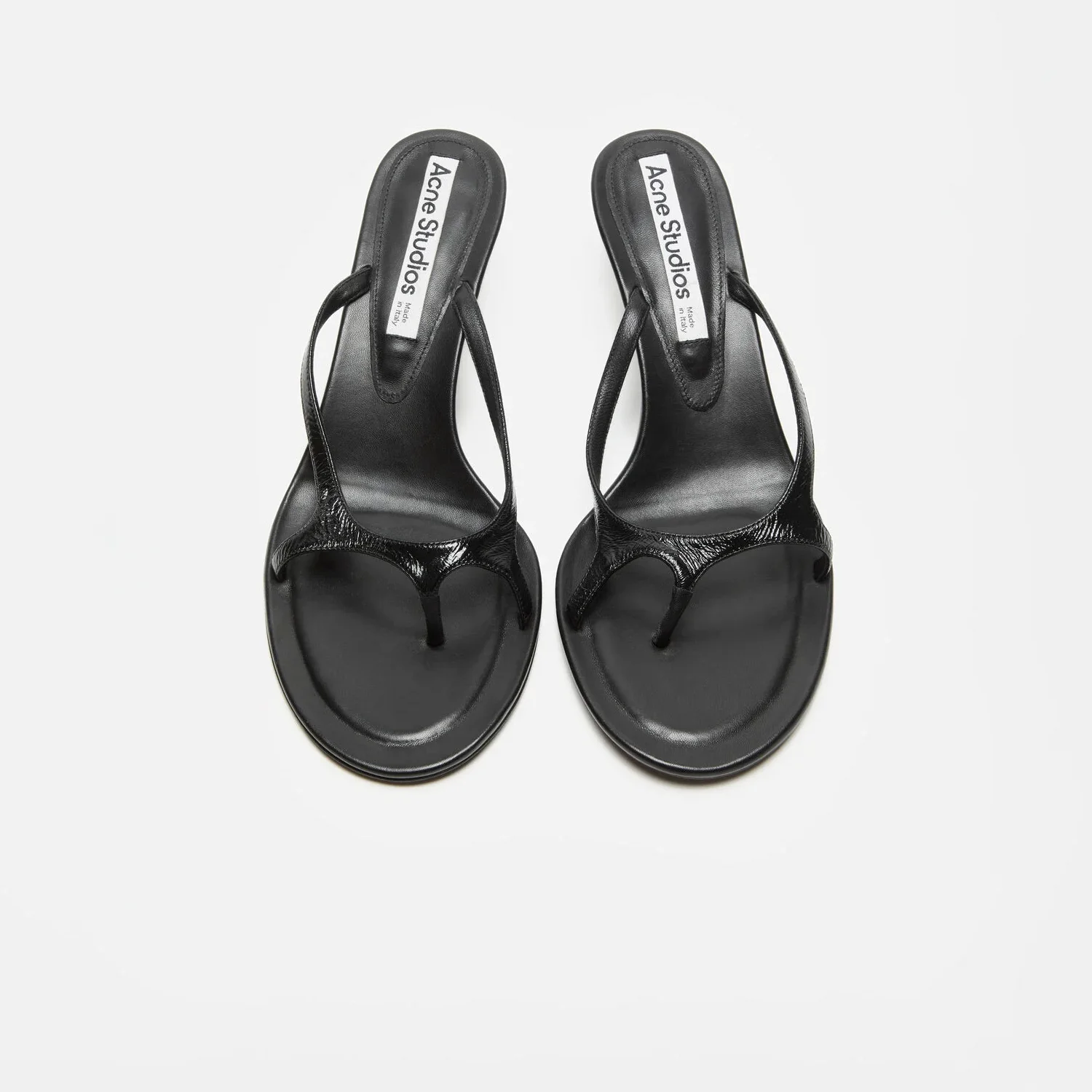 Acne Studios KITTEN HEEL SANDALS, Black - Image 2