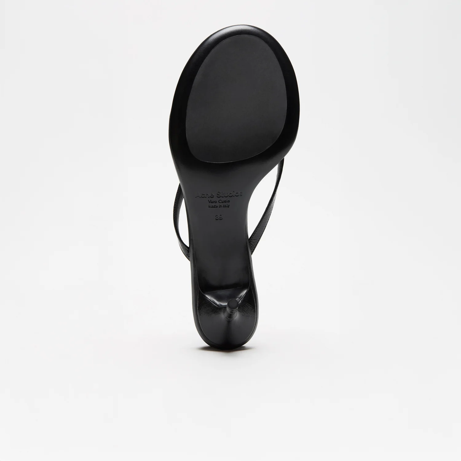 Acne Studios KITTEN HEEL SANDALS, Black - Image 3