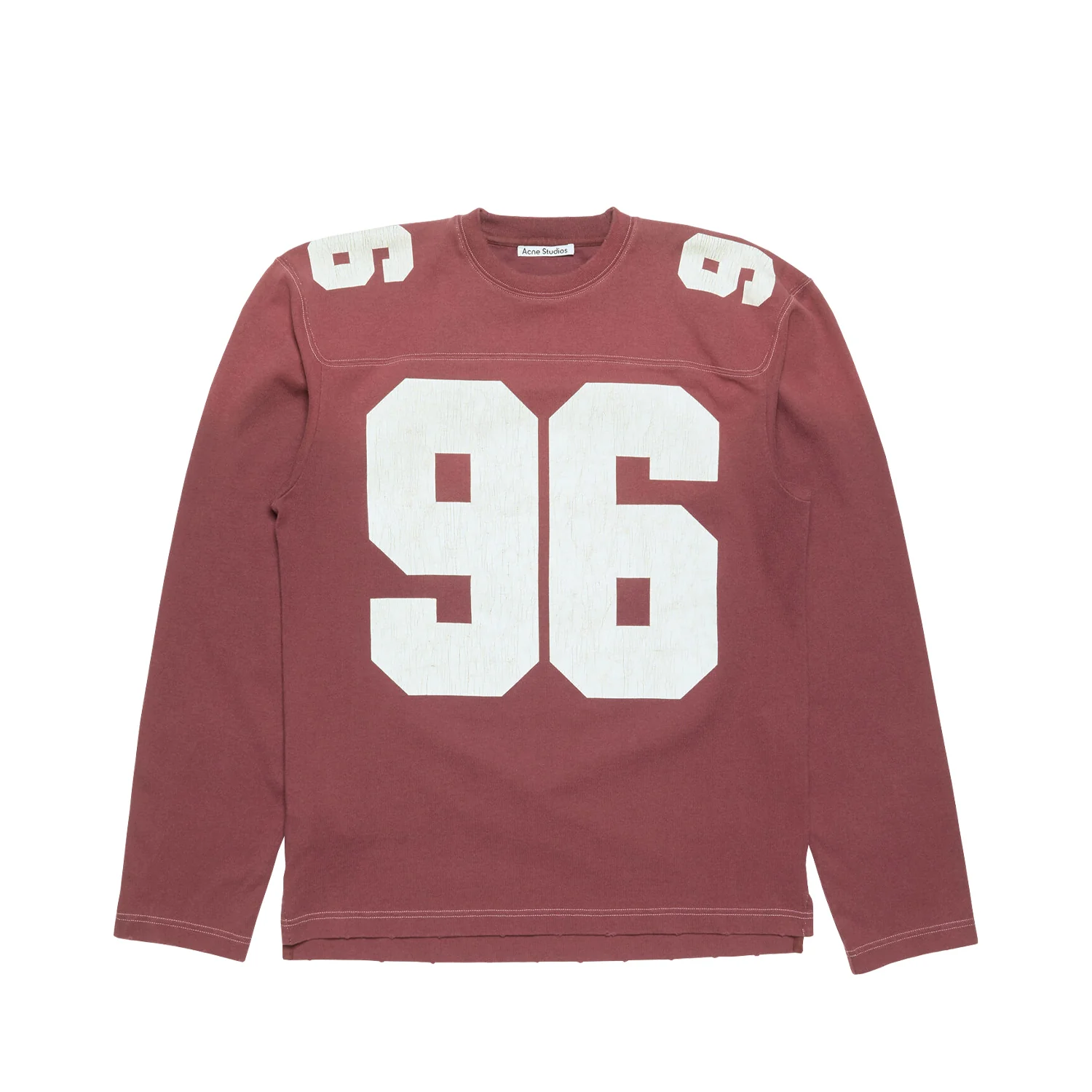 Acne Studios LOGO JERSEY T-SHIRT, Faded Red