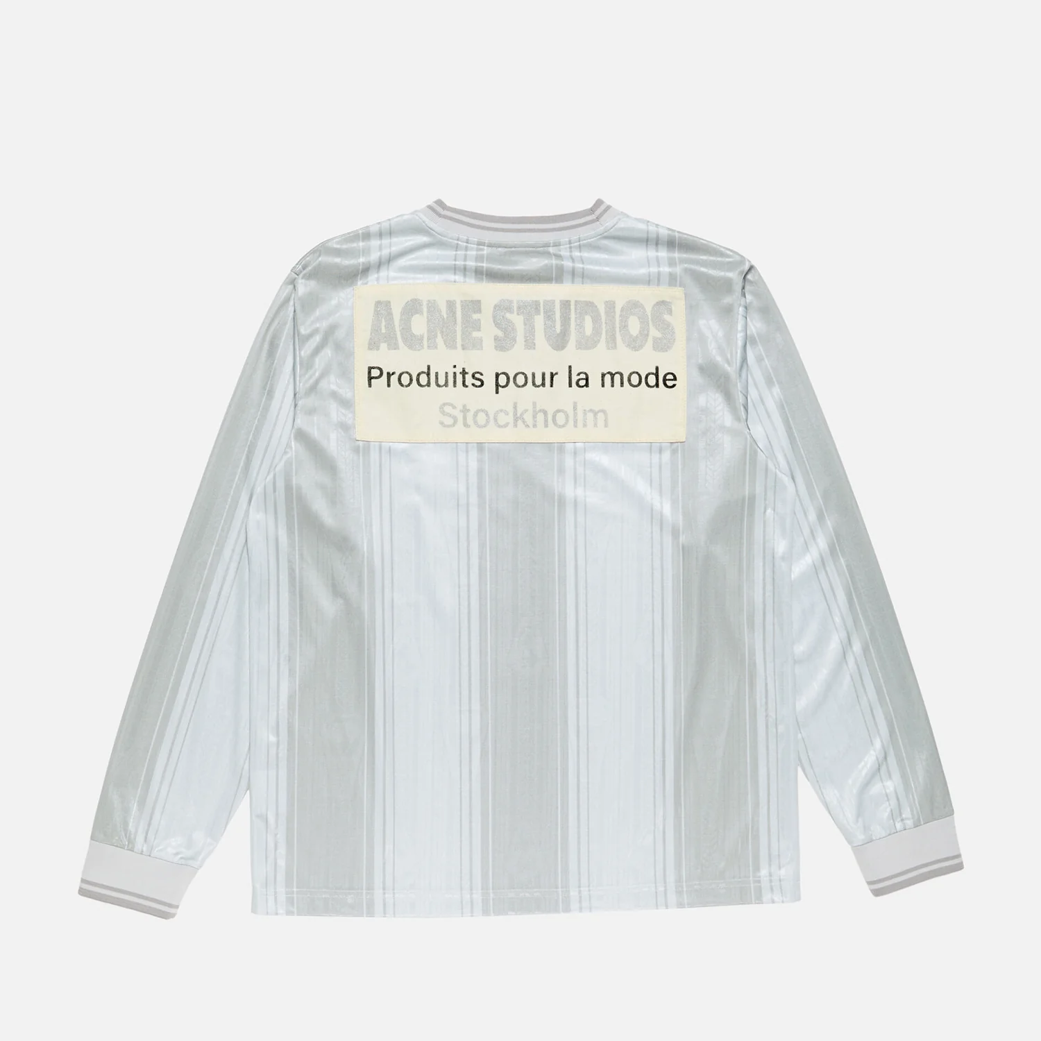 Acne Studios LOGO SPORTS JERSEY TOP, Grey - Image 2