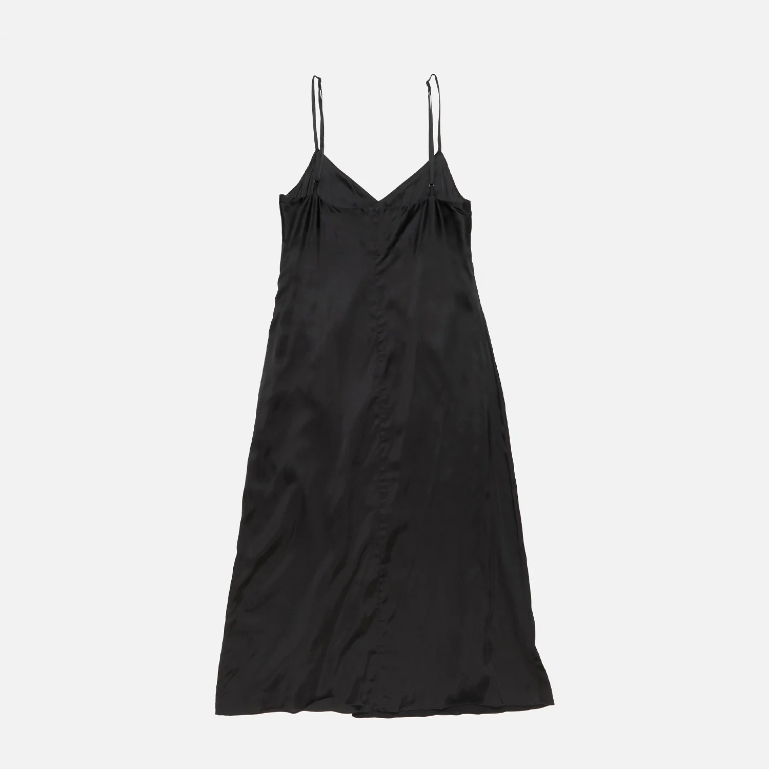 Acne Studios SATIN SLIP DRESS, Black - Image 2