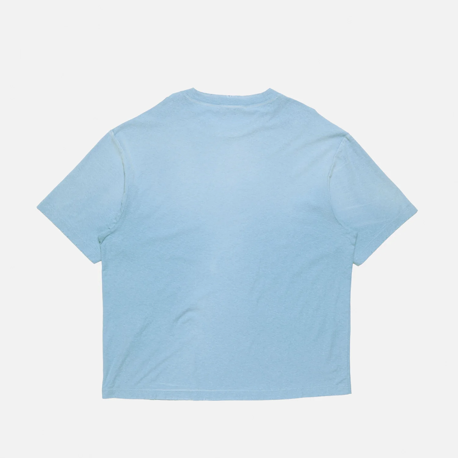 Acne Studios SPRAYED LOGO T-SHIRT, Cornflower Blue - Image 2