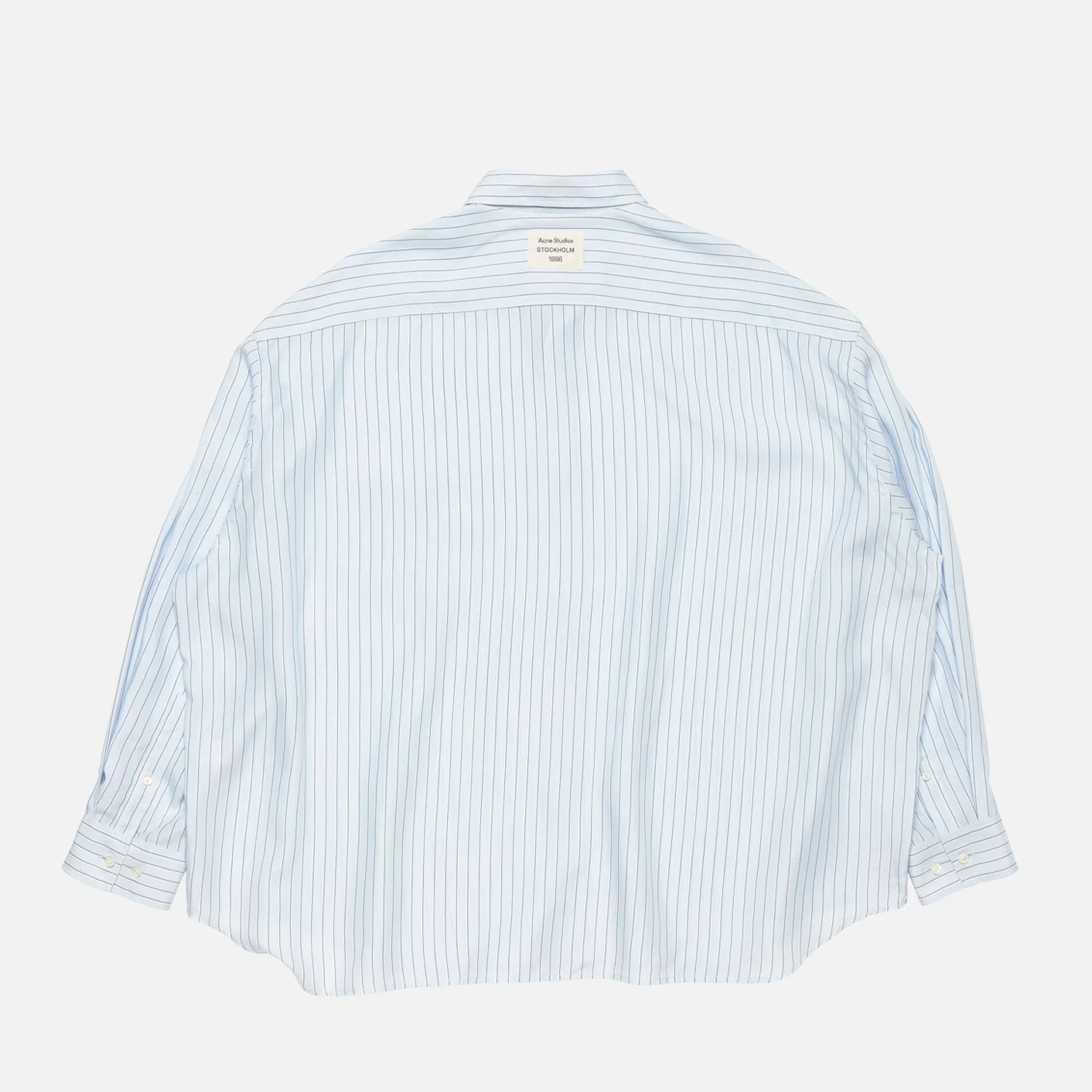 Acne Studios STRIPED BUTTON-UP SHIRT, Blue - Image 2