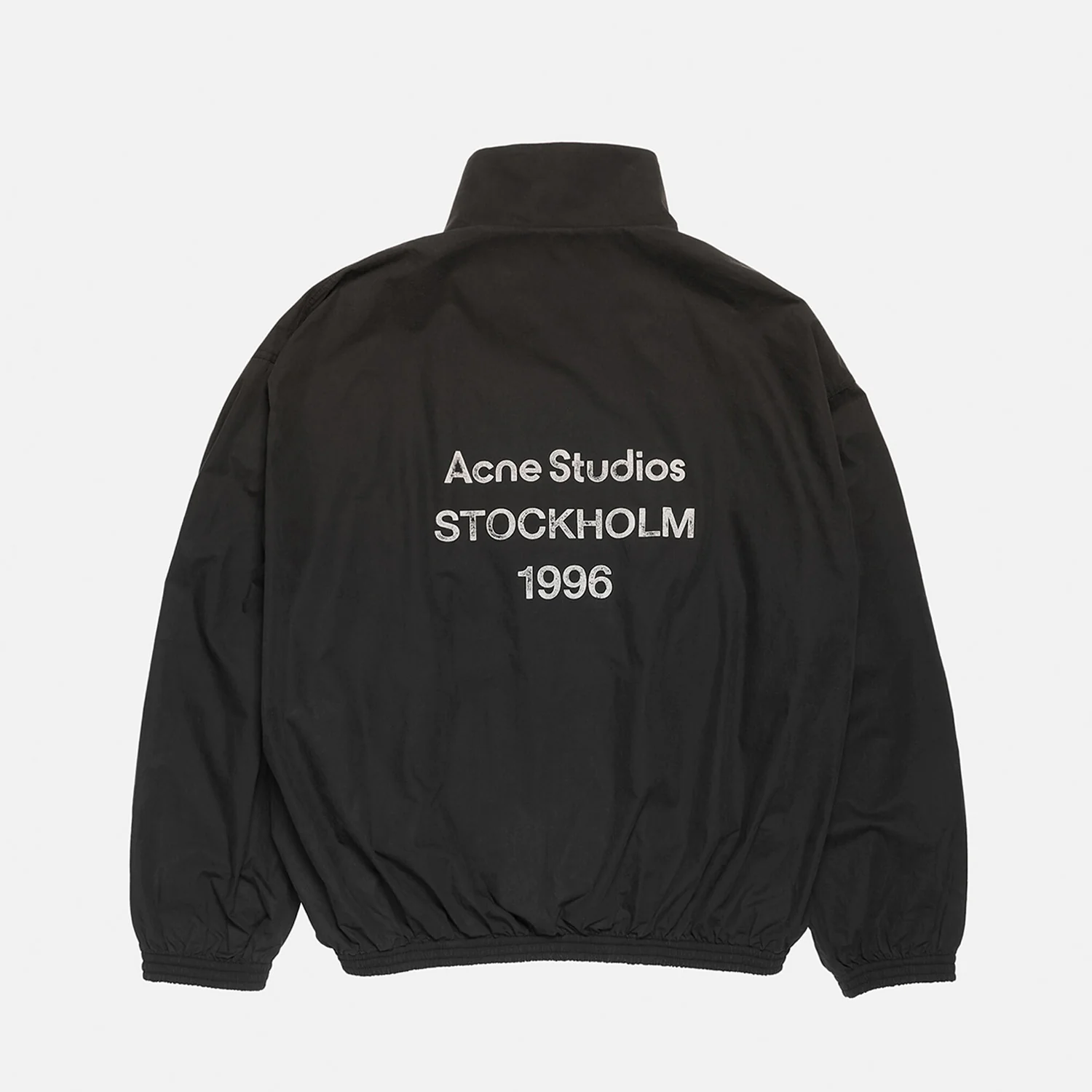 Acne Studios LOGO ZIPPER JACKET, Black - Image 2