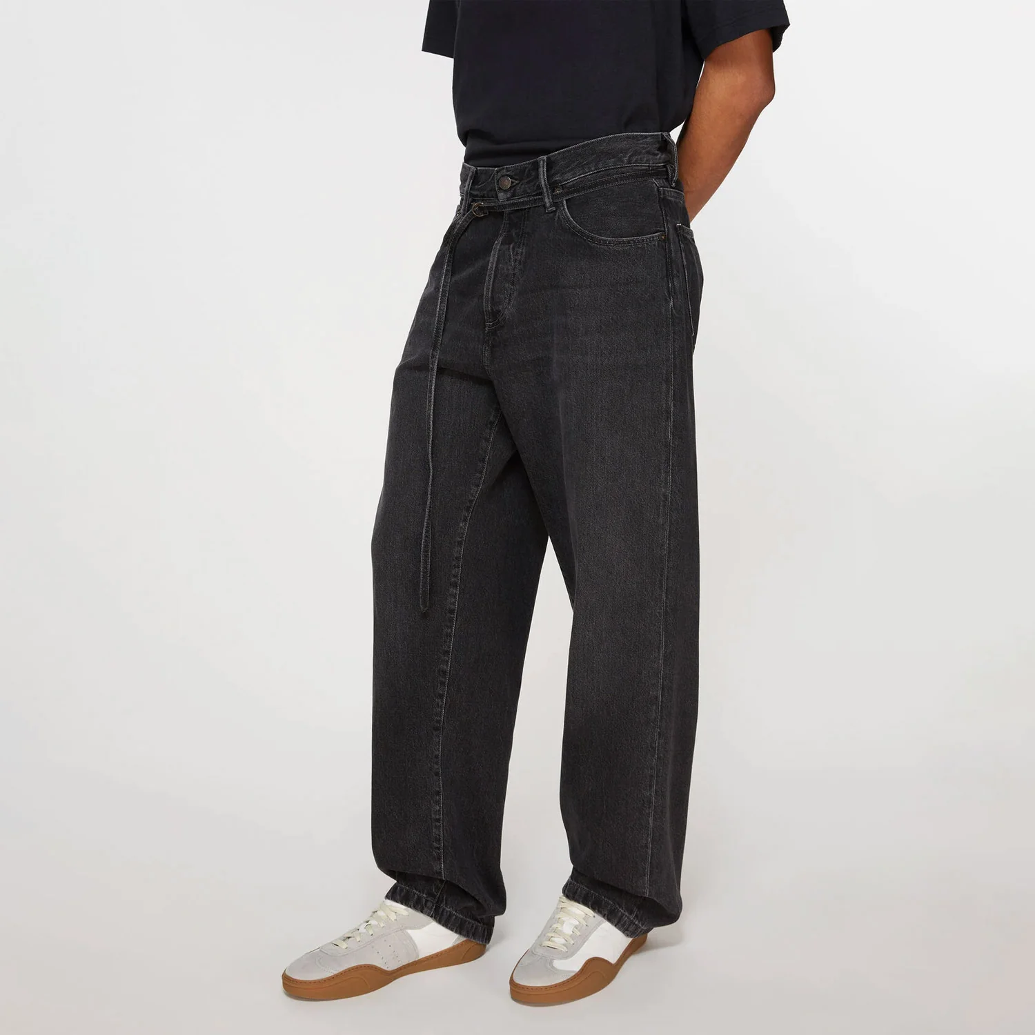 Acne Studios LOOSE FIT JEANS 1991 TOJ, Vintage Black - Image 3