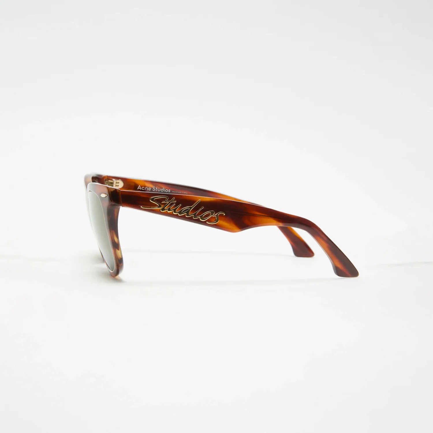 Acne Studios SUNGLASSES, Brown/Gold - Image 2