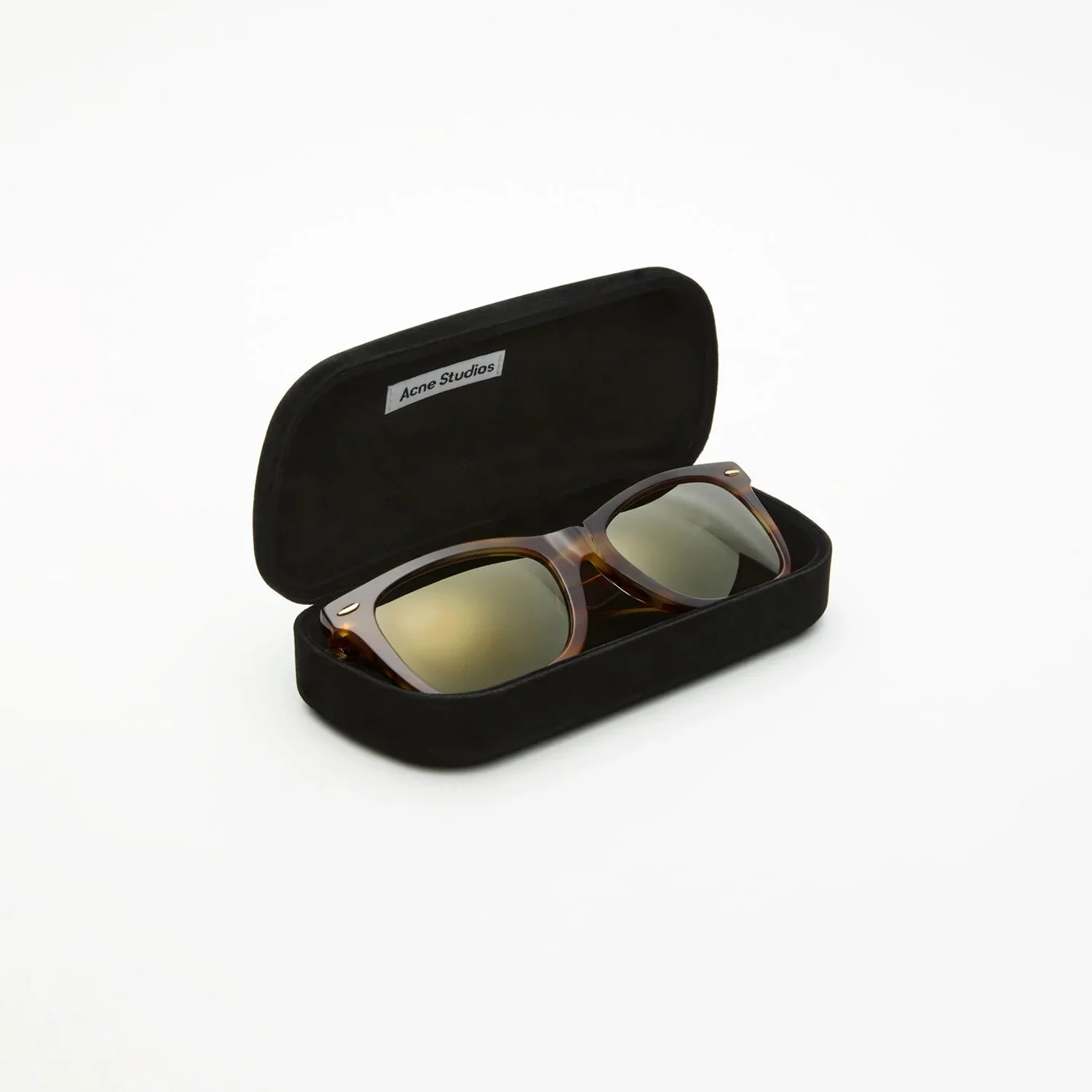 Acne Studios SUNGLASSES, Brown/Gold - Image 4