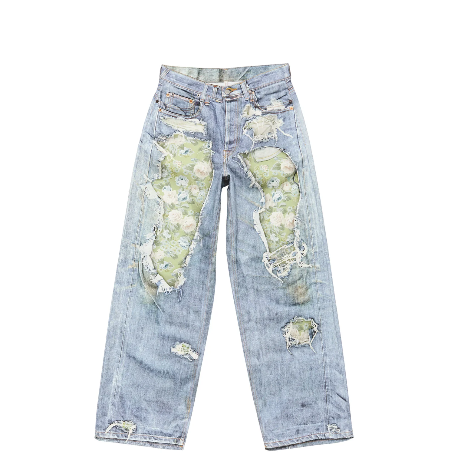 Acne Studios TROMPE-L'OEIL-1981, Blue/Green