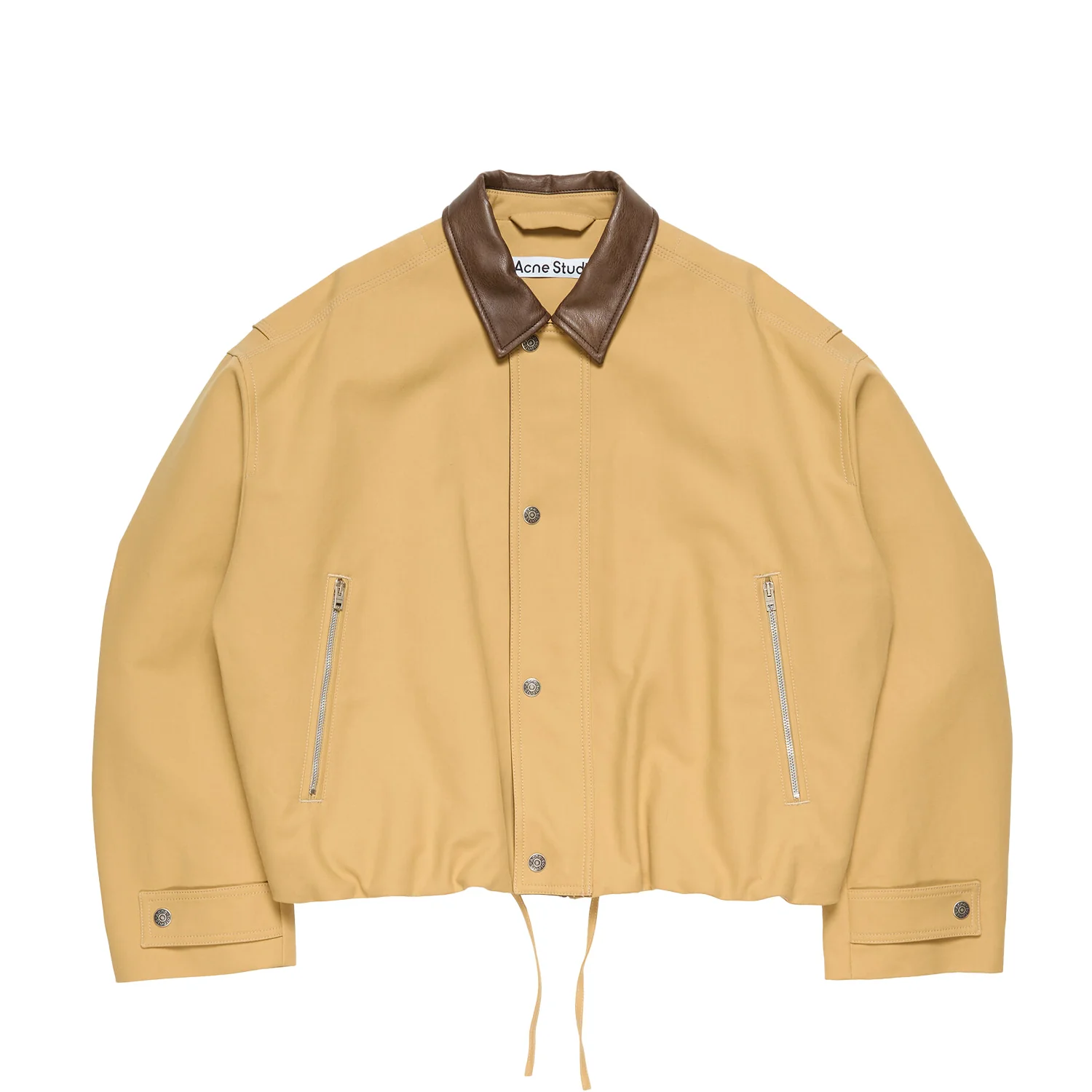 Acne Studios TWILL BOMBER JACKET, Sand Beige