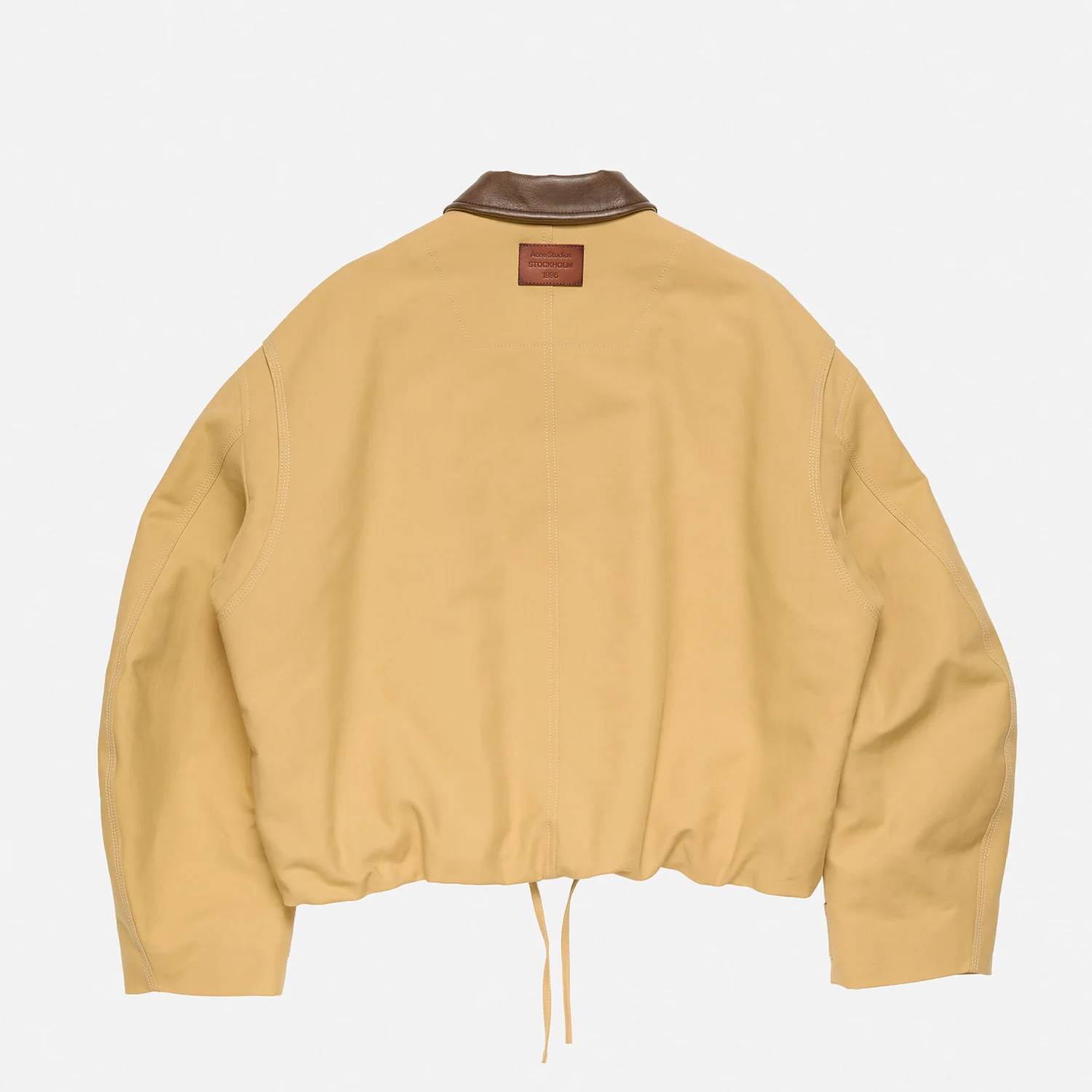 Acne Studios TWILL BOMBER JACKET, Sand Beige - Image 2