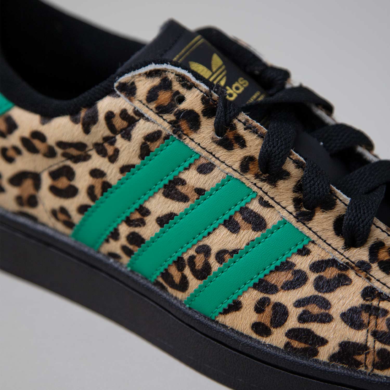 Adidas SUPERSTAR II, Core Black/Court Green/Gold - Image 2