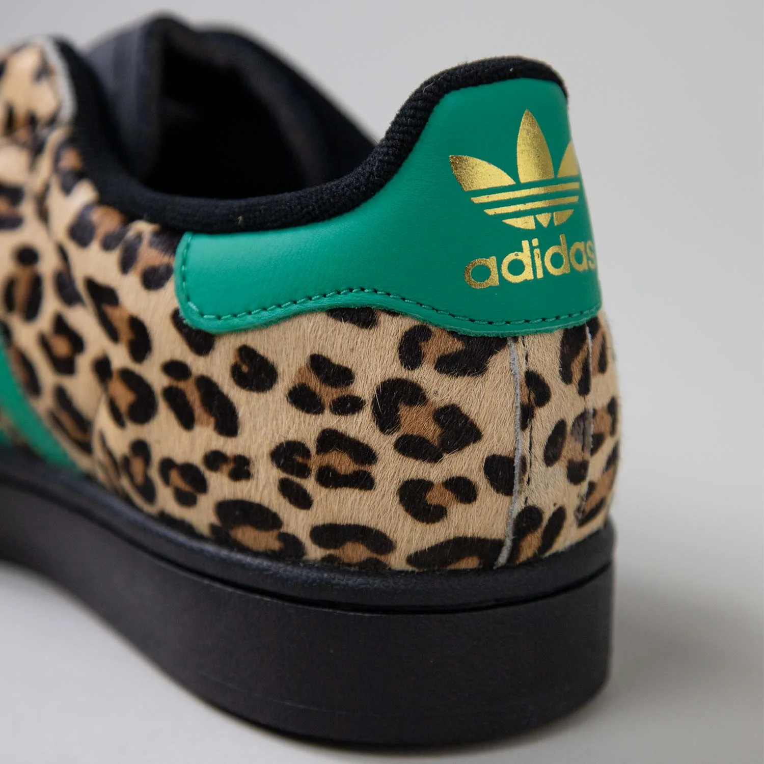 Adidas SUPERSTAR II, Core Black/Court Green/Gold - Image 5
