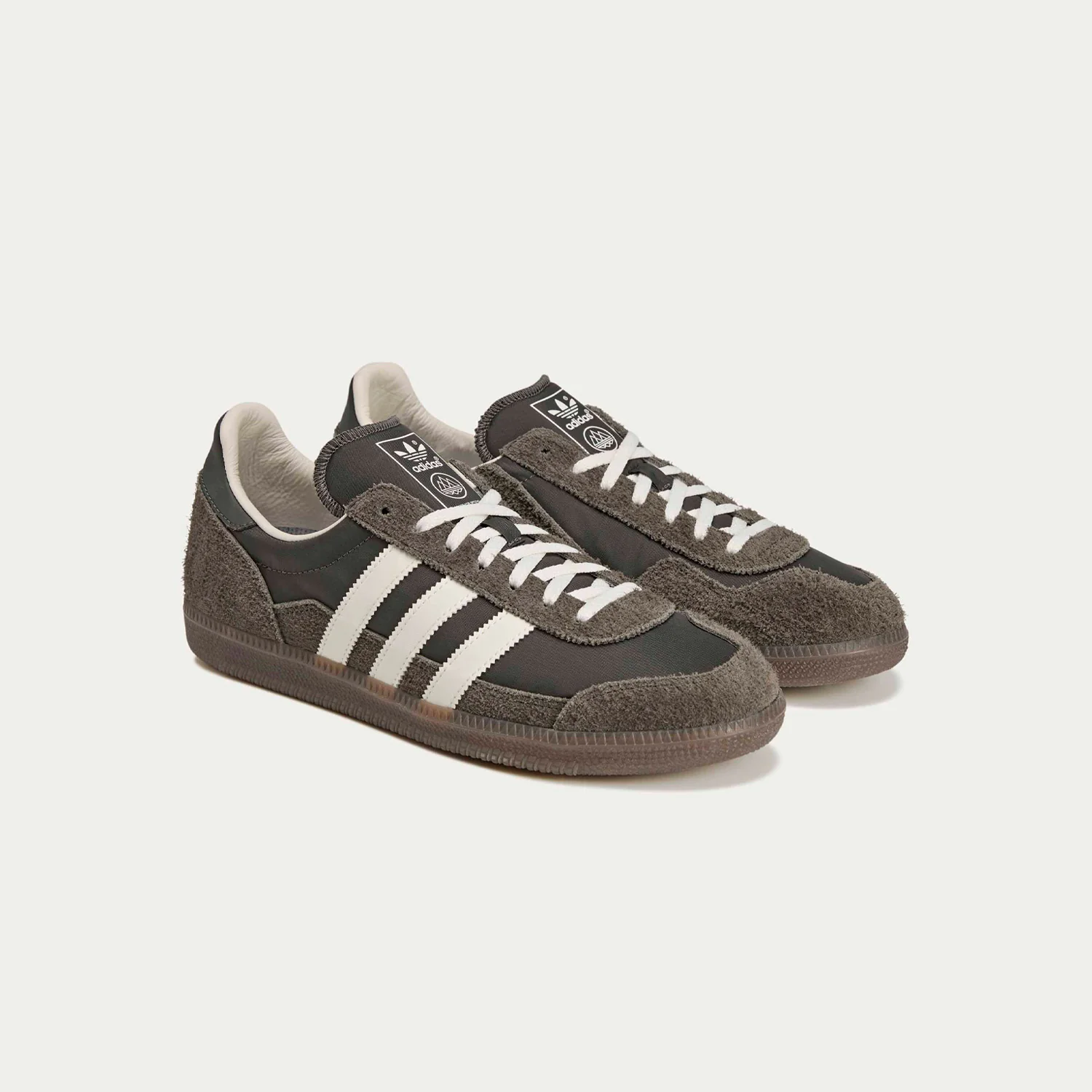 Adidas WENSLEY SPZL, Utility Grey/Off White/Gum5 - Image 5