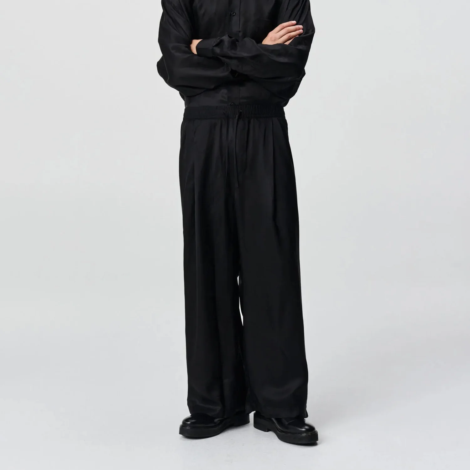 Adnym AZUL TROUSER, Black Cupro - Image 2