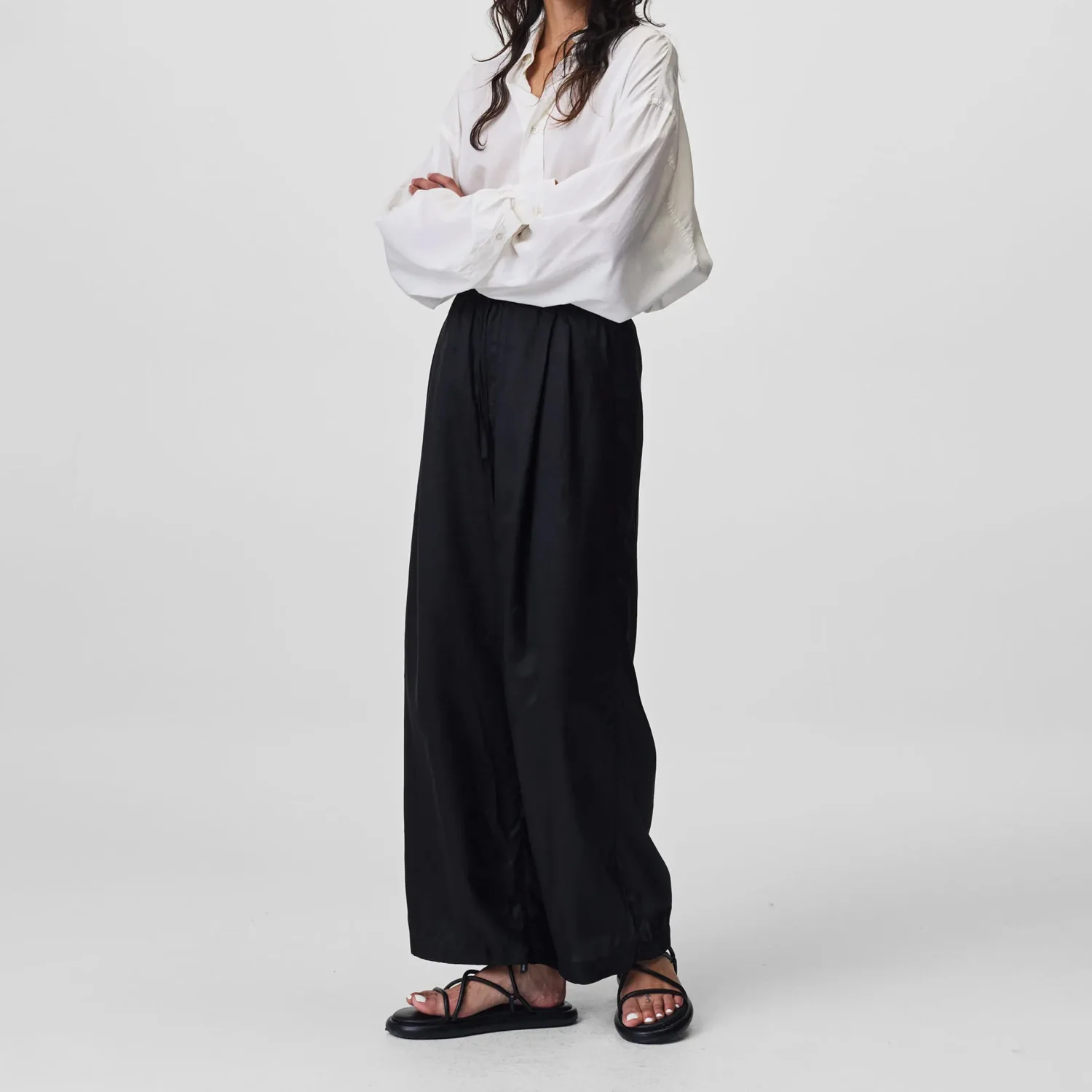 Adnym AZUL TROUSER, Black Cupro - Image 4