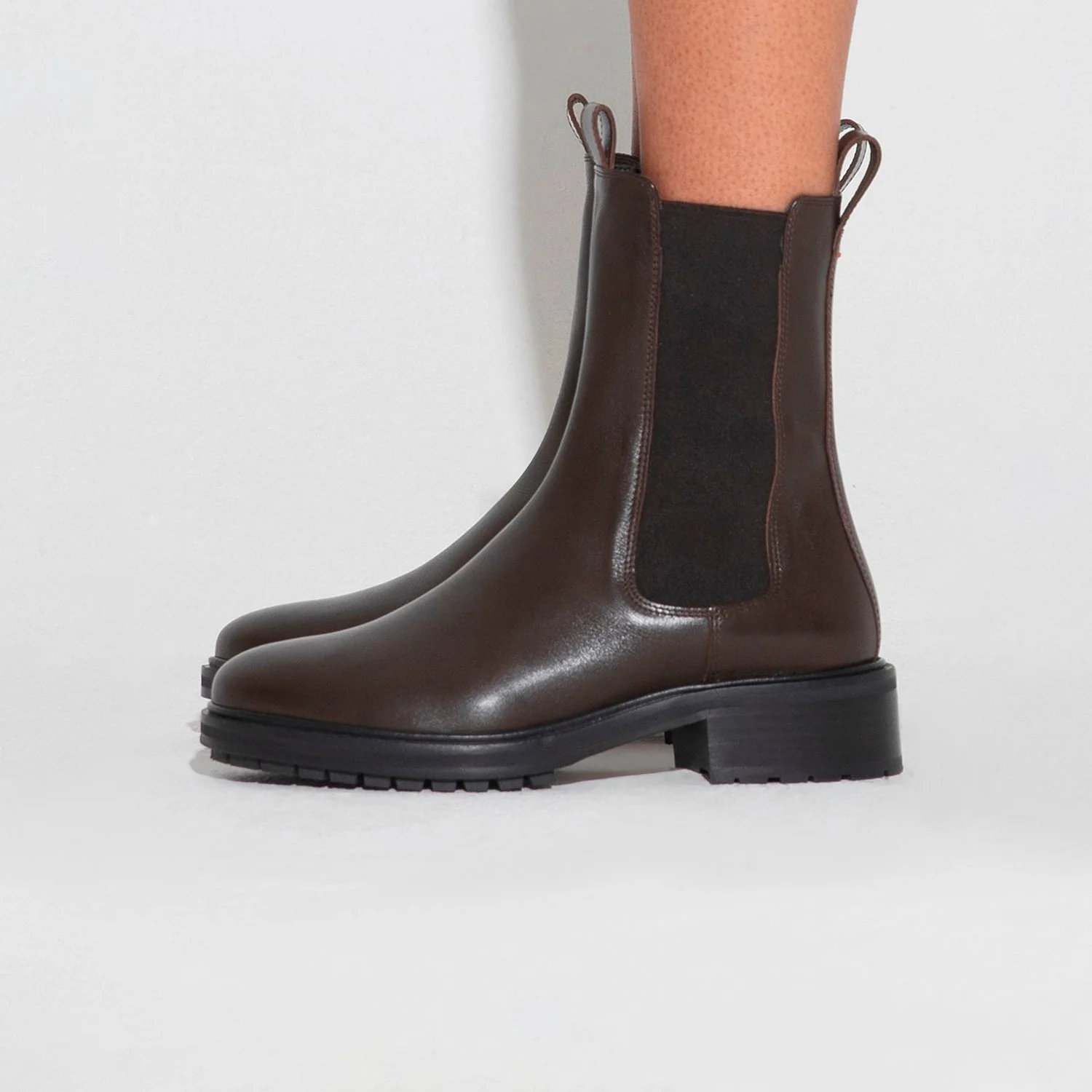 Aeyde JACK CALF LEATHER, Moka - Image 4