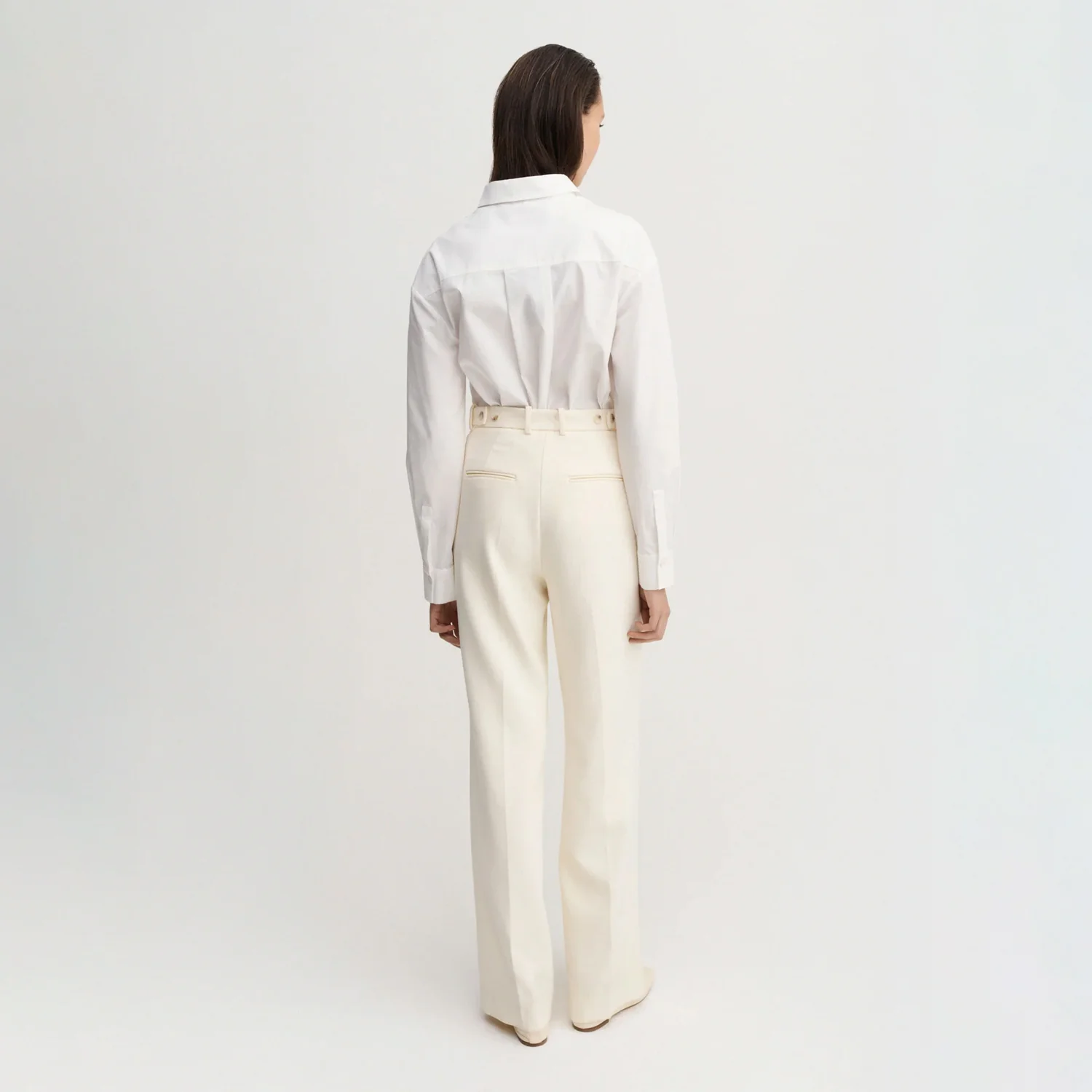 Almada Label AMEL TROUSERS, Cream - Image 3