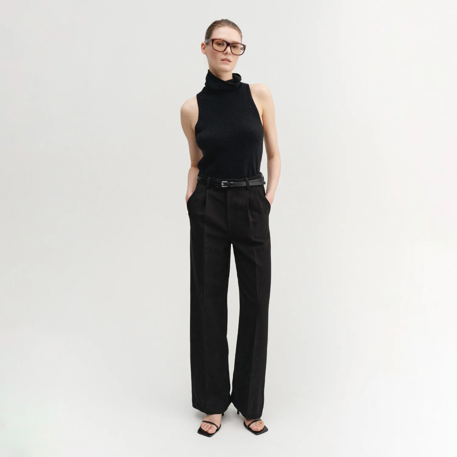 Almada Label BELLA TROUSERS, Black - Image 2