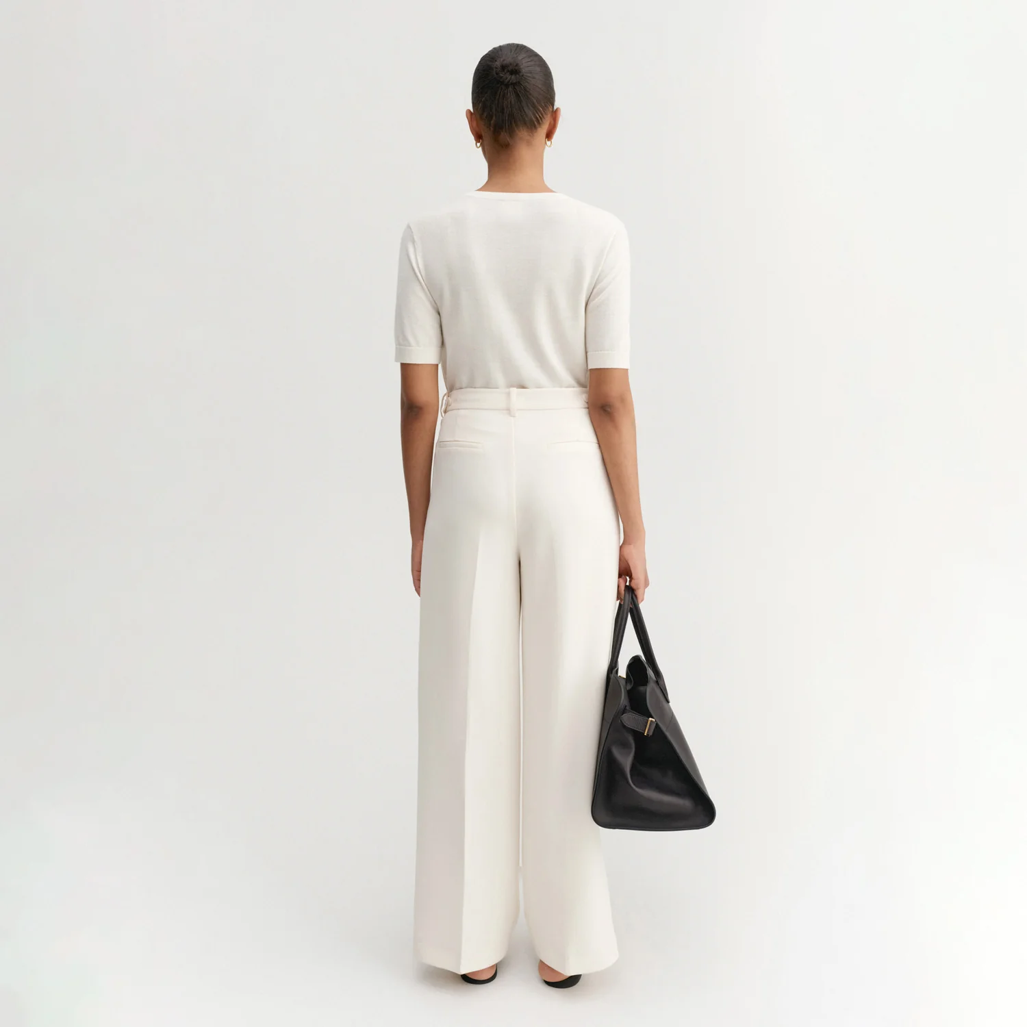 Almada Label BELLA TROUSERS, Cream - Image 3