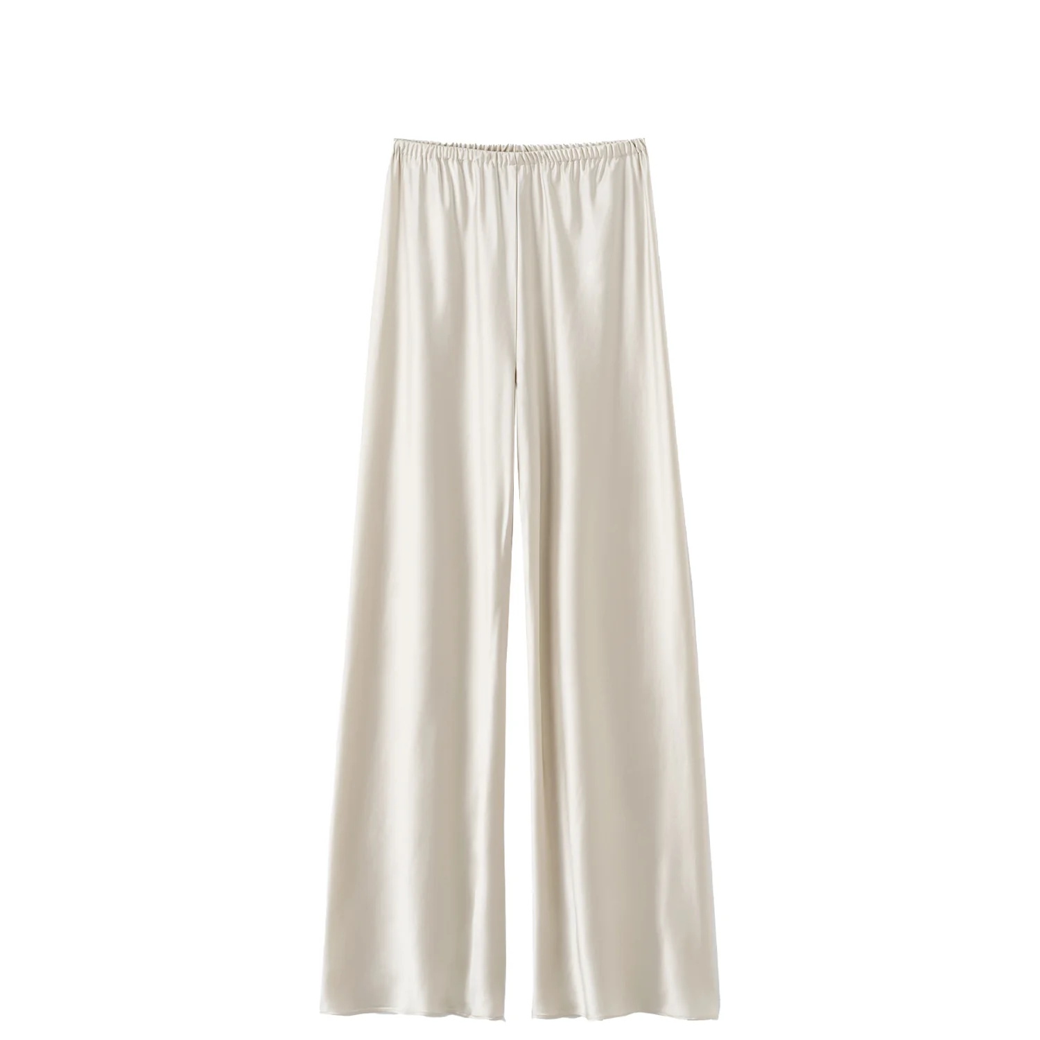 Almada Label BIAS SATIN PANTS, Pearl