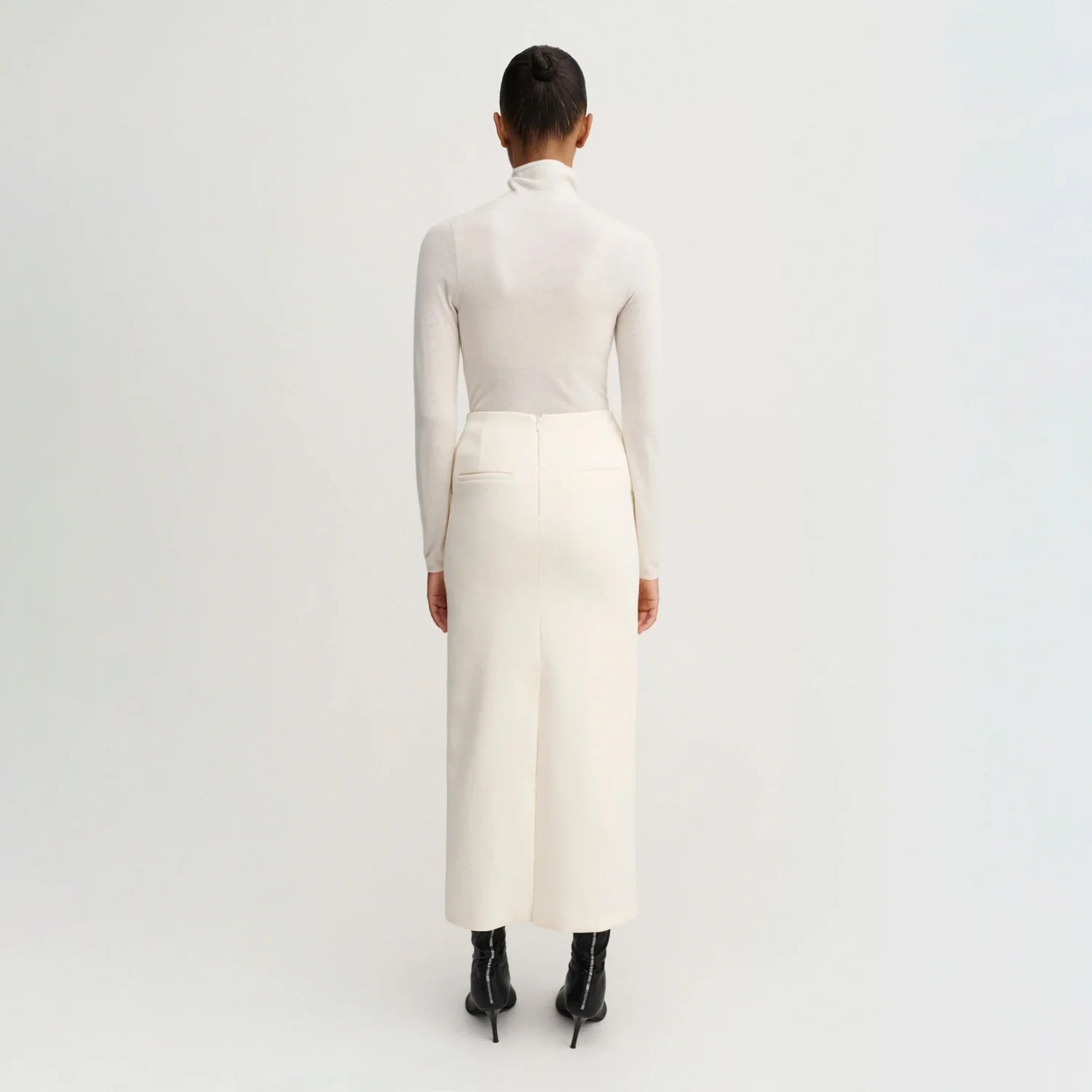 Almada Label FARRA TURTLENECK TOP, Cream - Image 3