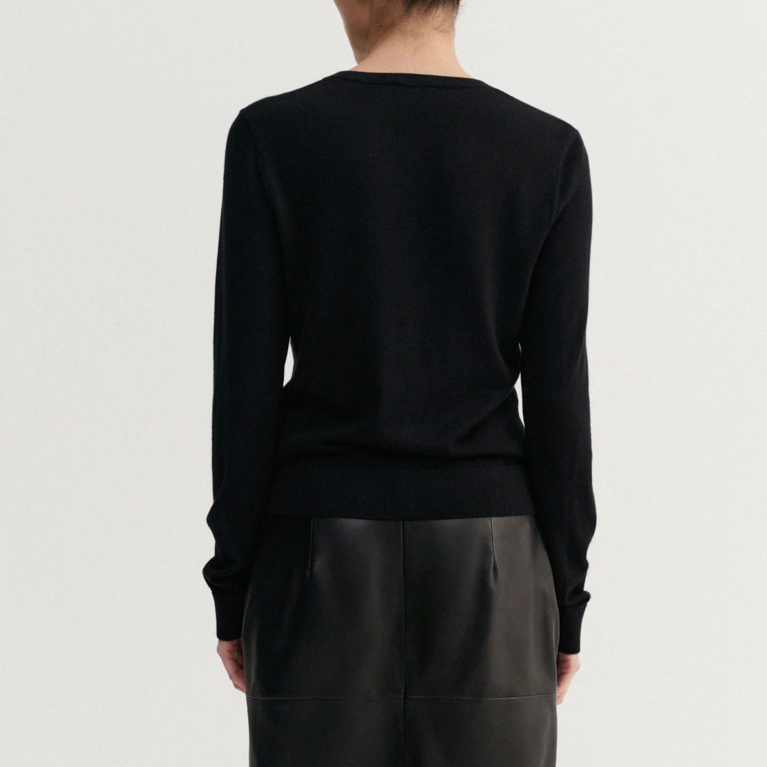 Almada Label HAYLA CARDIGAN, Black - Image 3