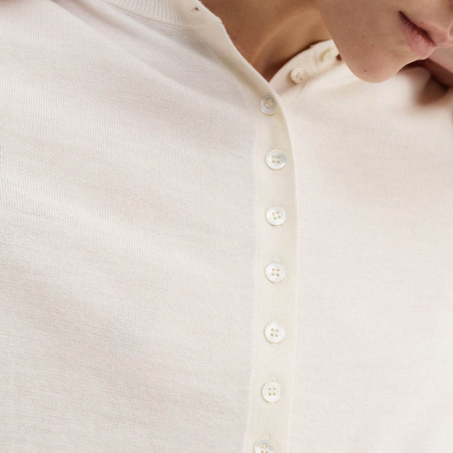 Almada Label HAYLA CARDIGAN, Cream - Image 3