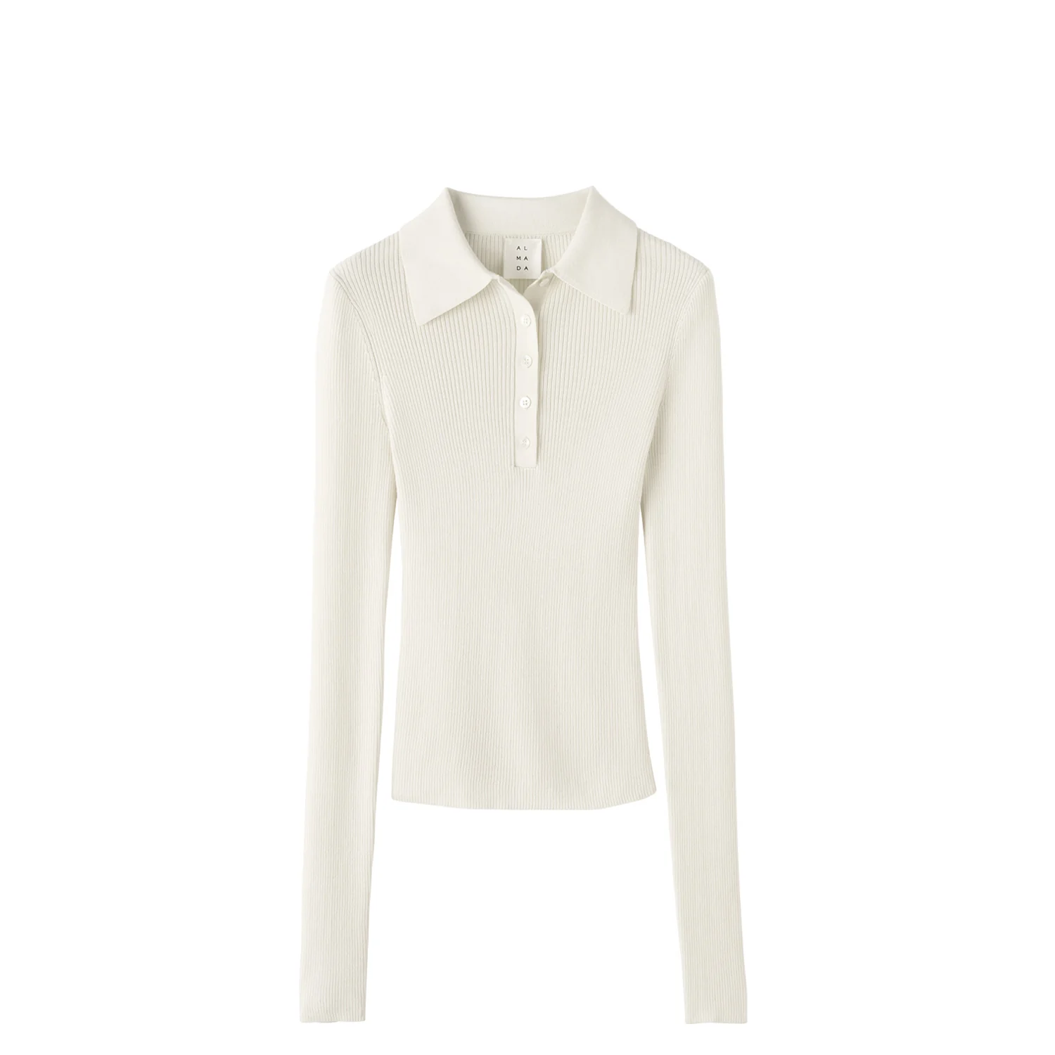 Almada Label JULES RIB TOP, Cream