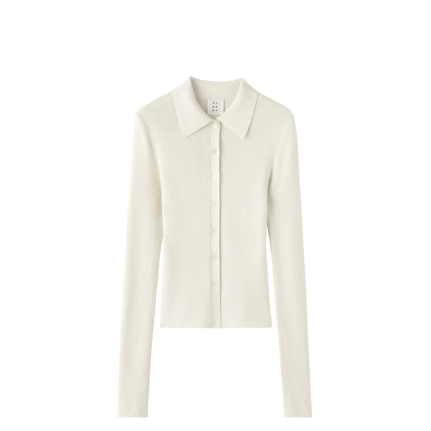Almada Label LILI RIB CARDIGAN, Cream