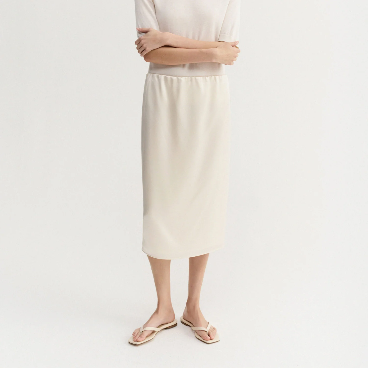 Almada Label LIU SKIRT, Vanilla - Image 2