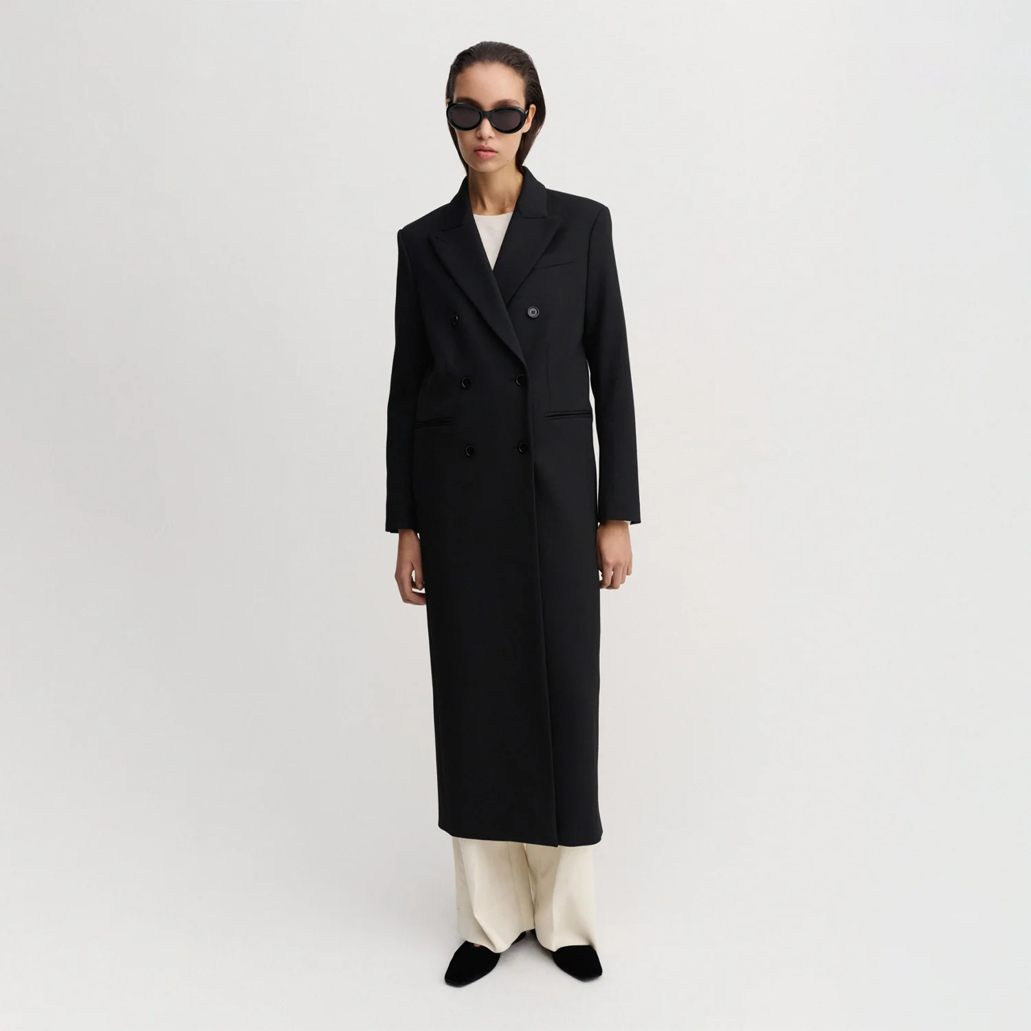 Almada Label MARGOT LONG BLAZER, Black - Image 2