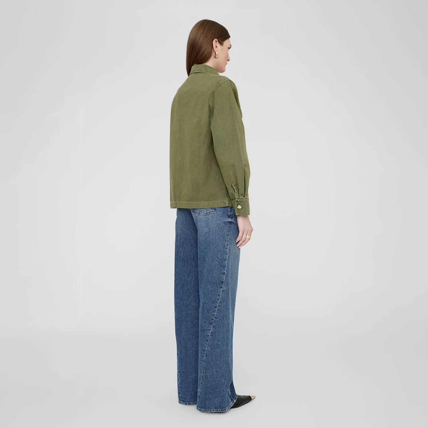 Anine Bing COREY JACKET, Army Green - Image 3