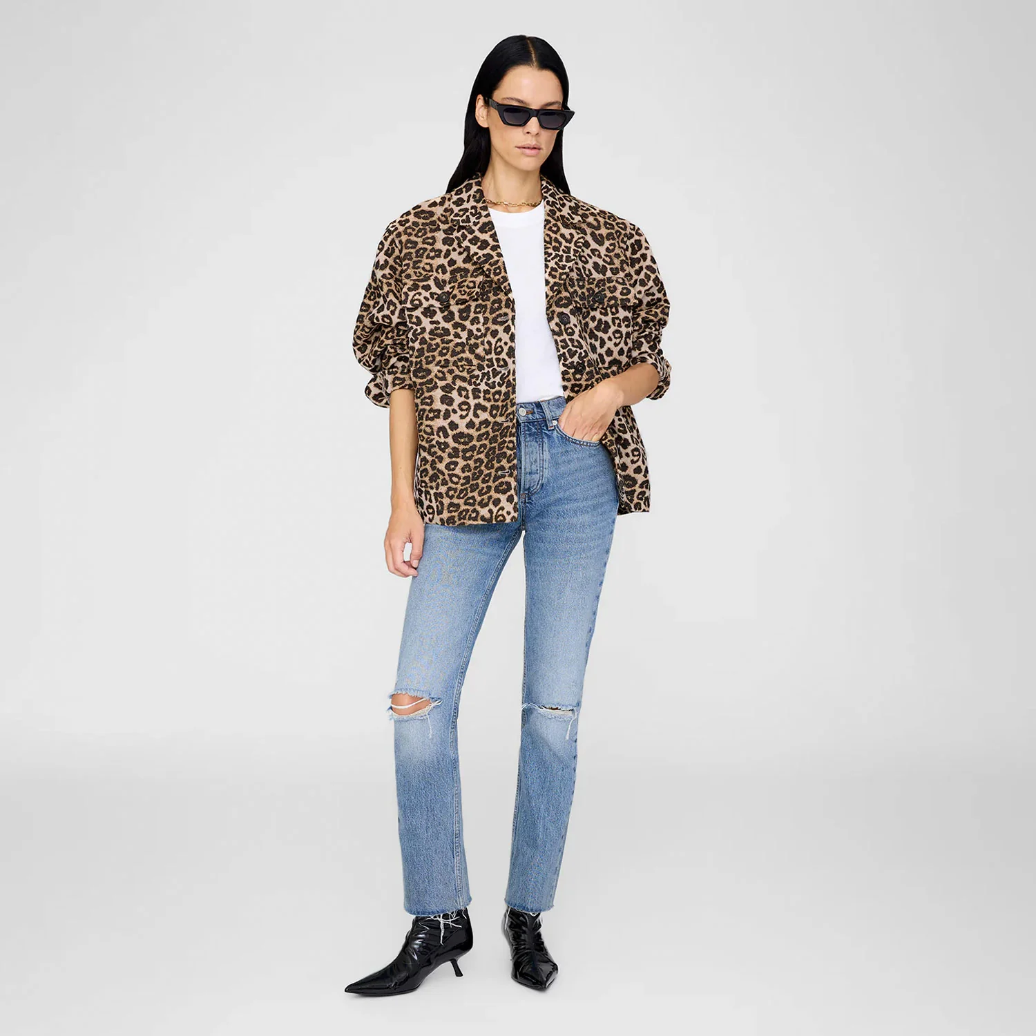Anine Bing FLYNN JACKET, Leopard - Image 2