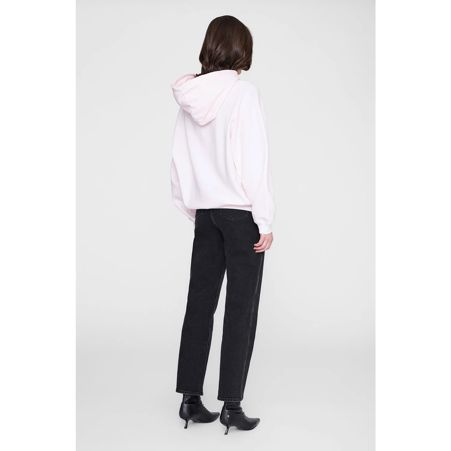 Anine Bing HARVEY SWEATSHIRT, Washed Pink - Image 4