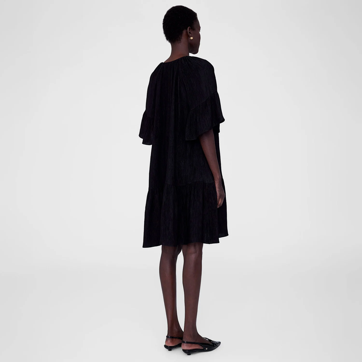 Anine Bing LOLITA DRESS, Black - Image 3