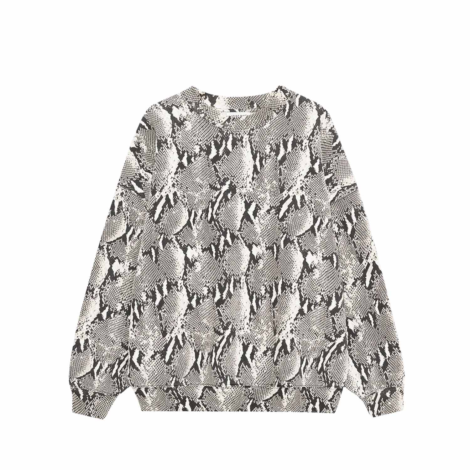 Anine Bing MILES SWEATSHIRT, Washed Python