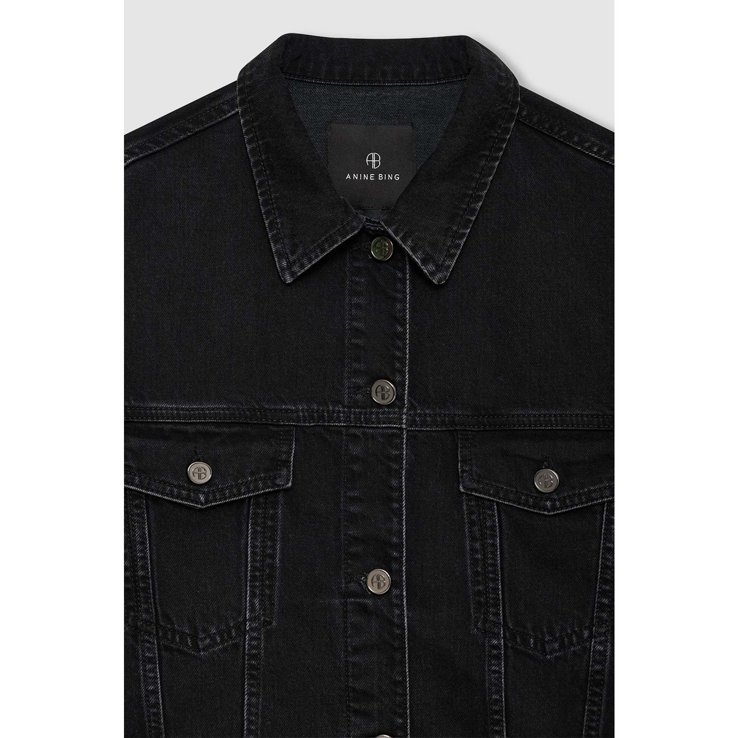 Anine Bing QUINCY JACKET, Vintage Black - Image 2