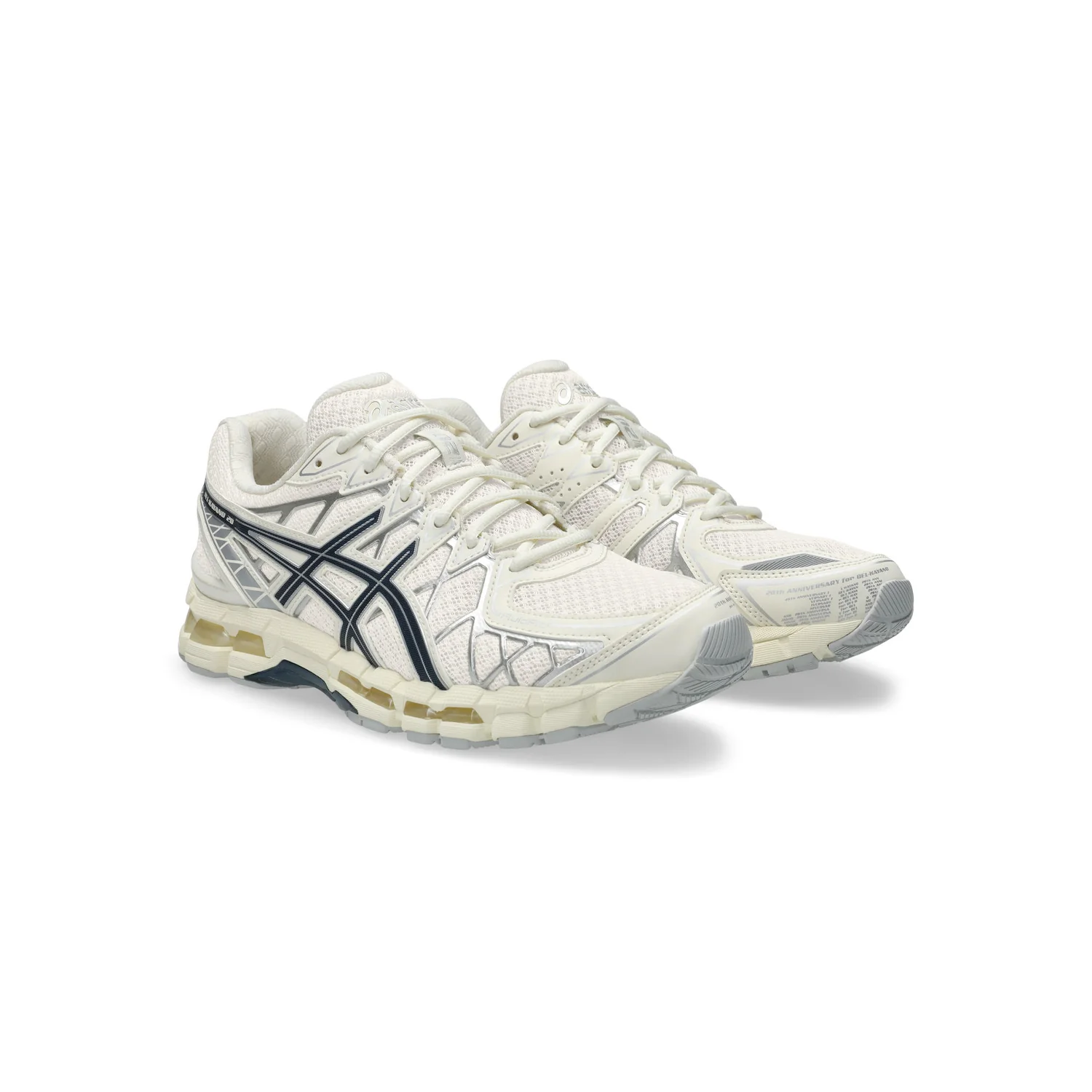 Asics GEL-KAYANO 20, Cream/Independence Blue - Image 3