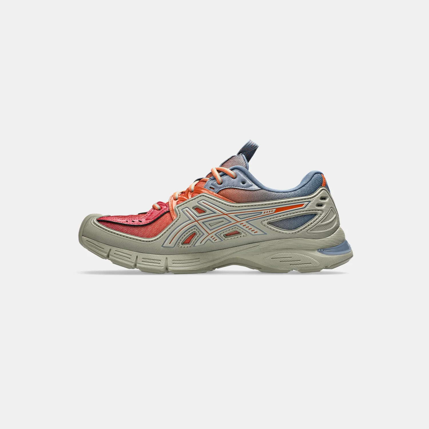 Asics UB13-S GEL-SD-LYTE, Olive Grey/Rust Orange - Image 2
