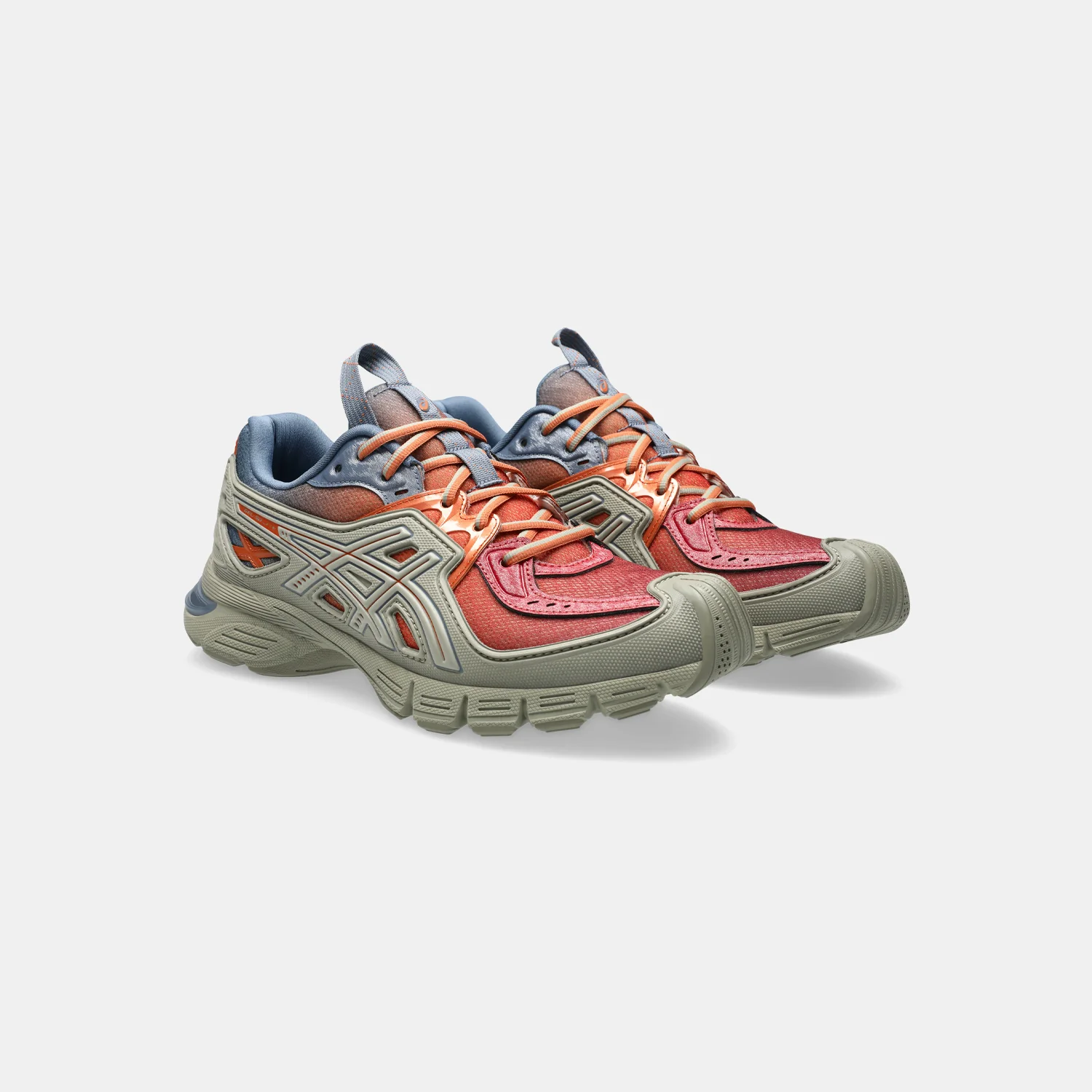Asics UB13-S GEL-SD-LYTE, Olive Grey/Rust Orange - Image 3