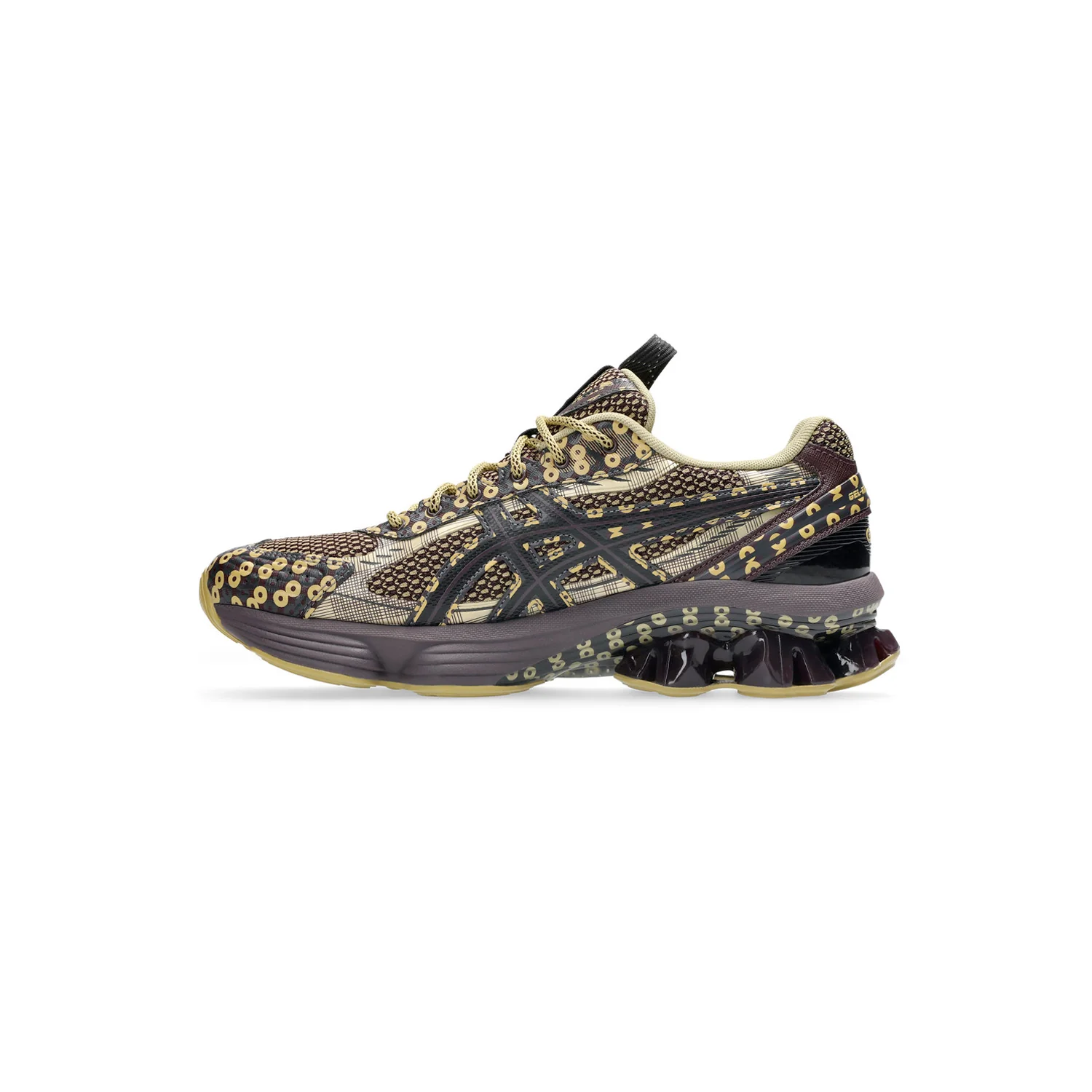 Asics US7-S GEL-KINETIC FLUENT, Beniimo Purple/Lemongrass - Image 2