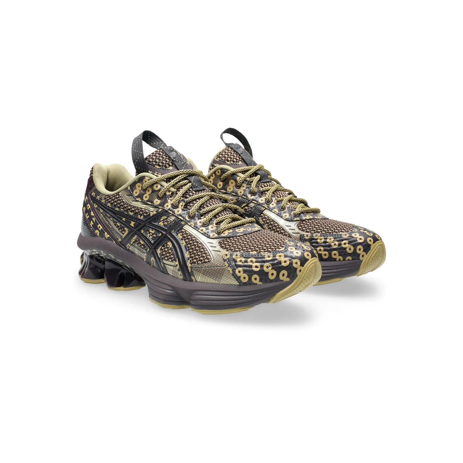 Asics US7-S GEL-KINETIC FLUENT, Beniimo Purple/Lemongrass - Image 3