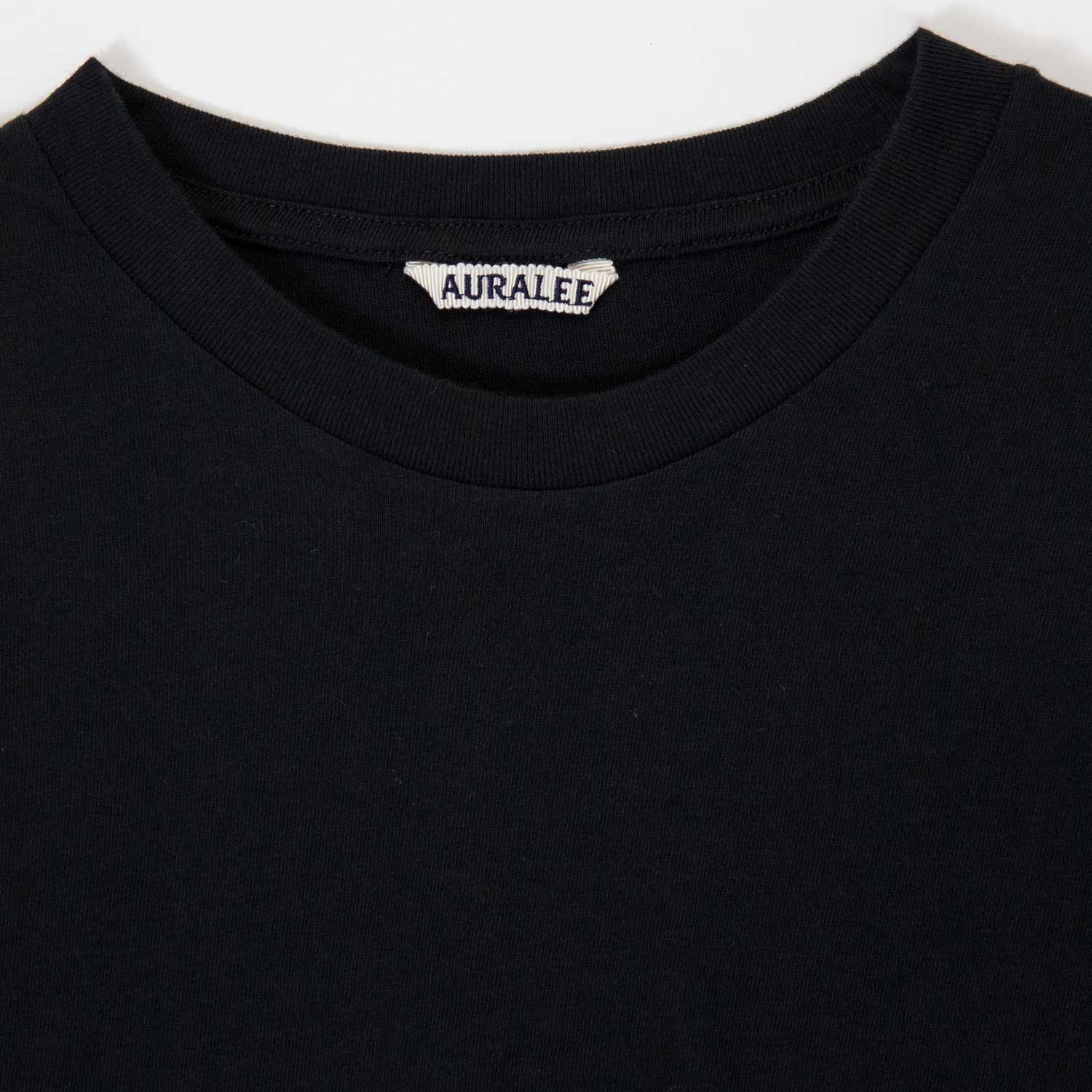 Auralee SEAMLESS L/S TEE, Black - Image 2