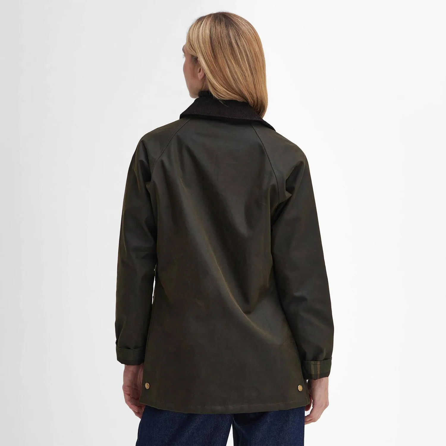 Barbour ACORN WAX JACKET, Olive - Image 3