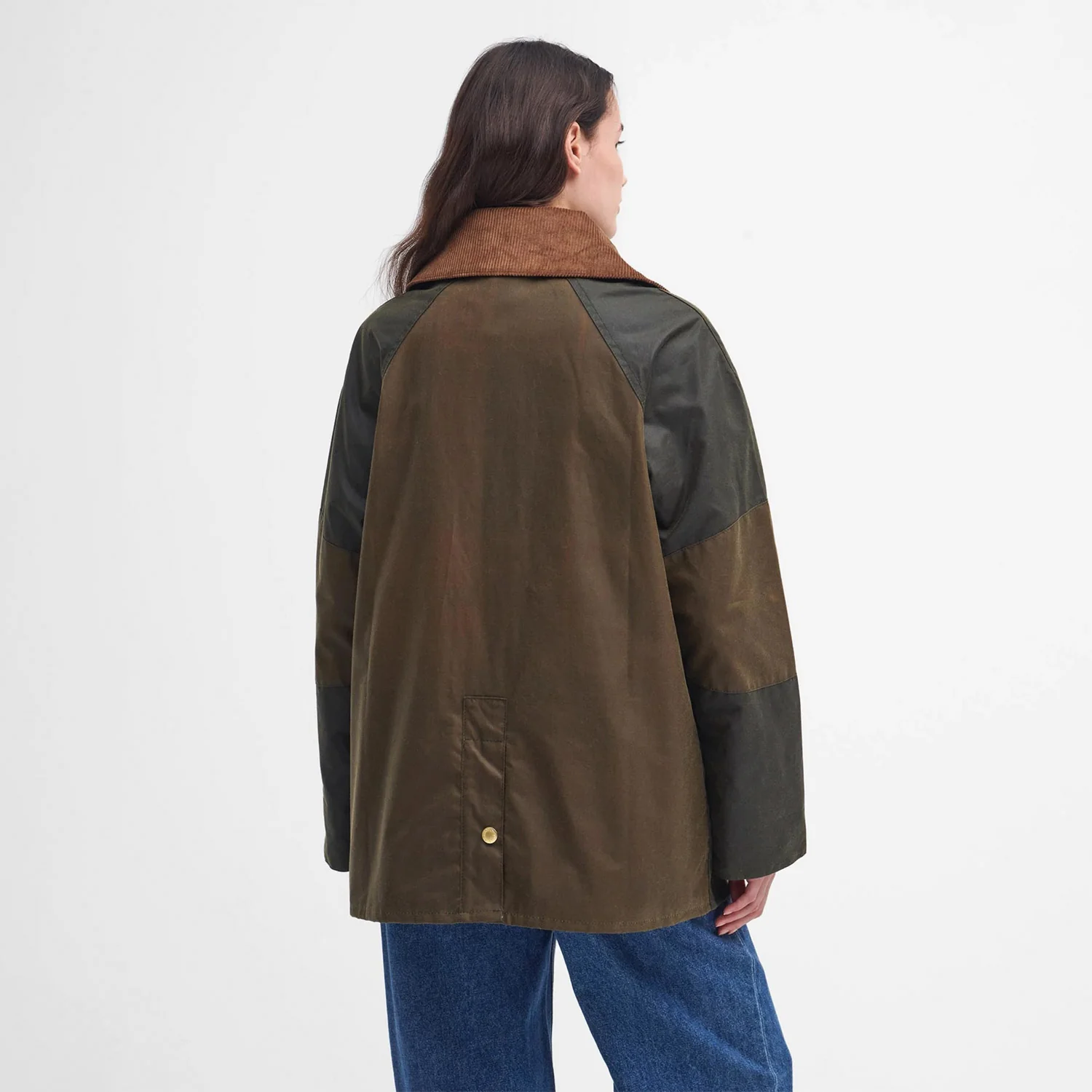 Barbour ALLERSTON WAX JACKET, Olive - Image 3