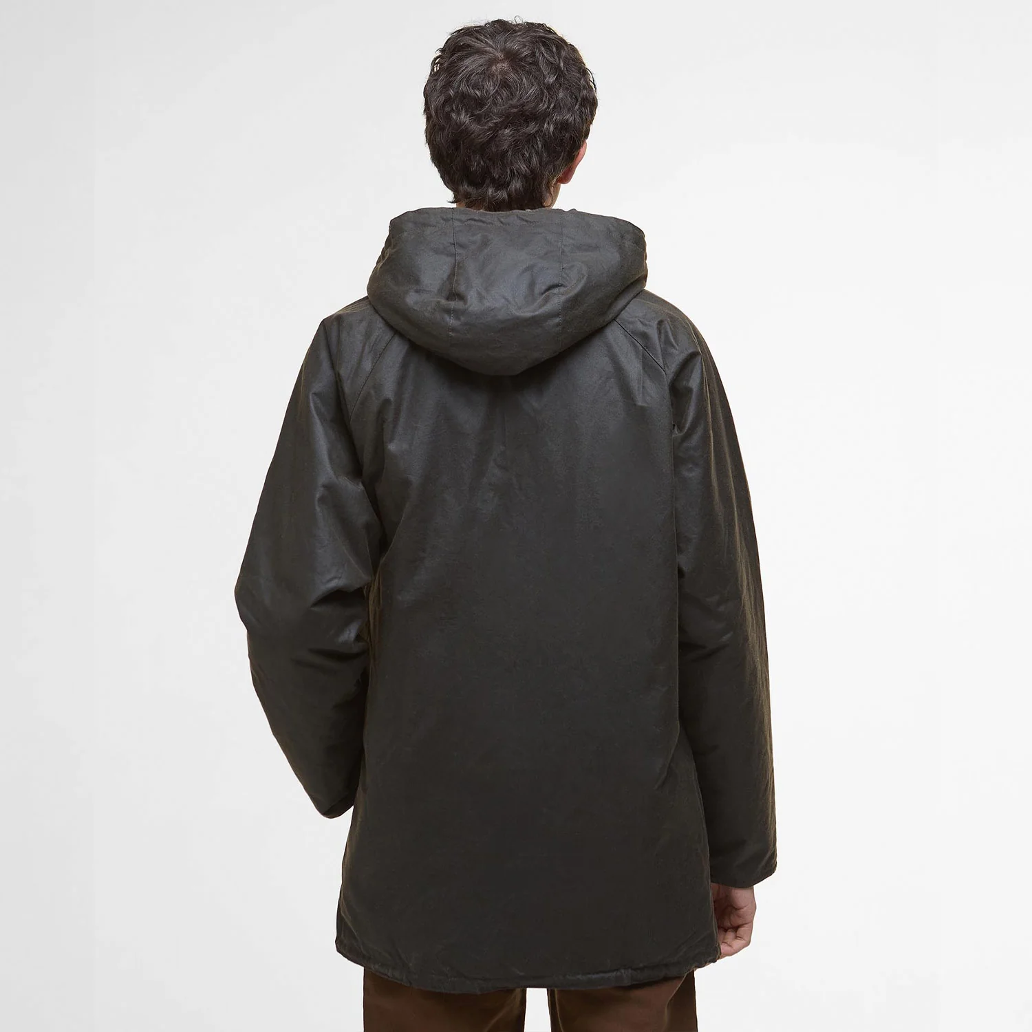 Barbour BEDALE WAX PARKA, Olive - Image 3