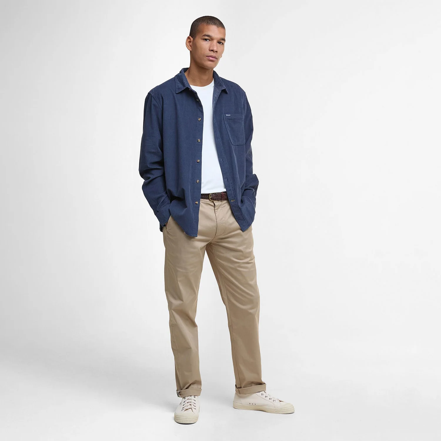 Barbour BRAMSIDE RELAXED CORD SHIRT, Navy - Image 2