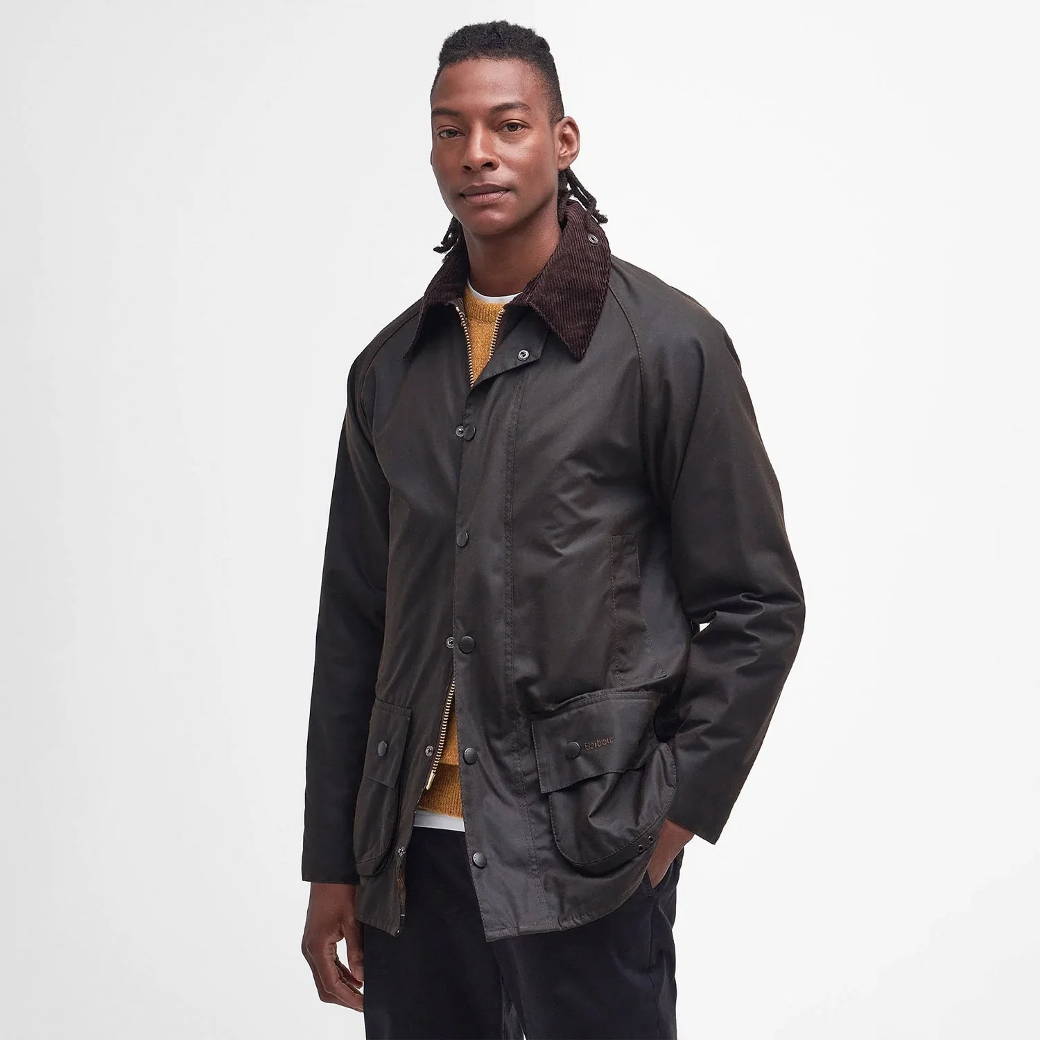 Barbour CLASSIC BEAUFORT WAX JACKET, Olive - Image 2